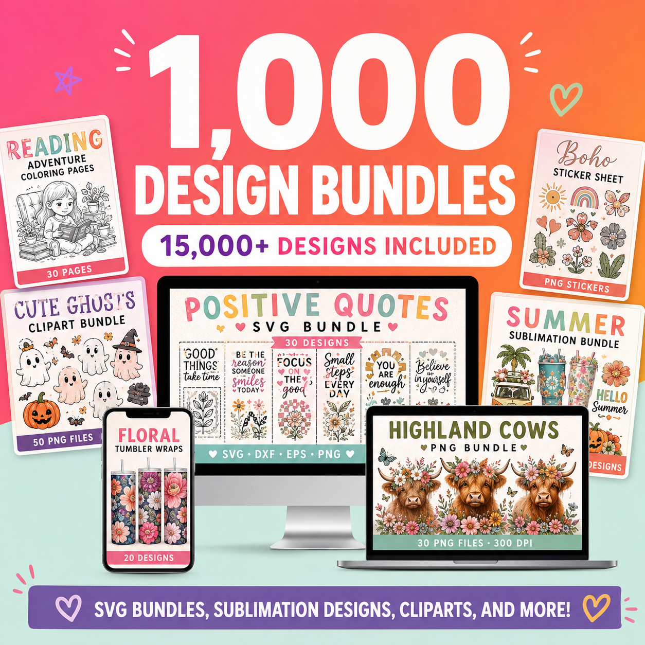 1000 Design Bundles