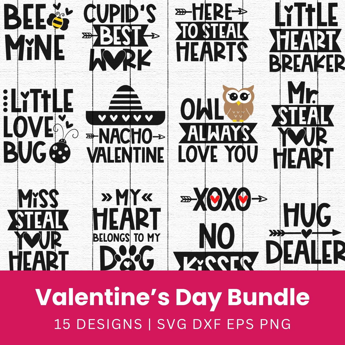 Valentines Day SVG Bundle