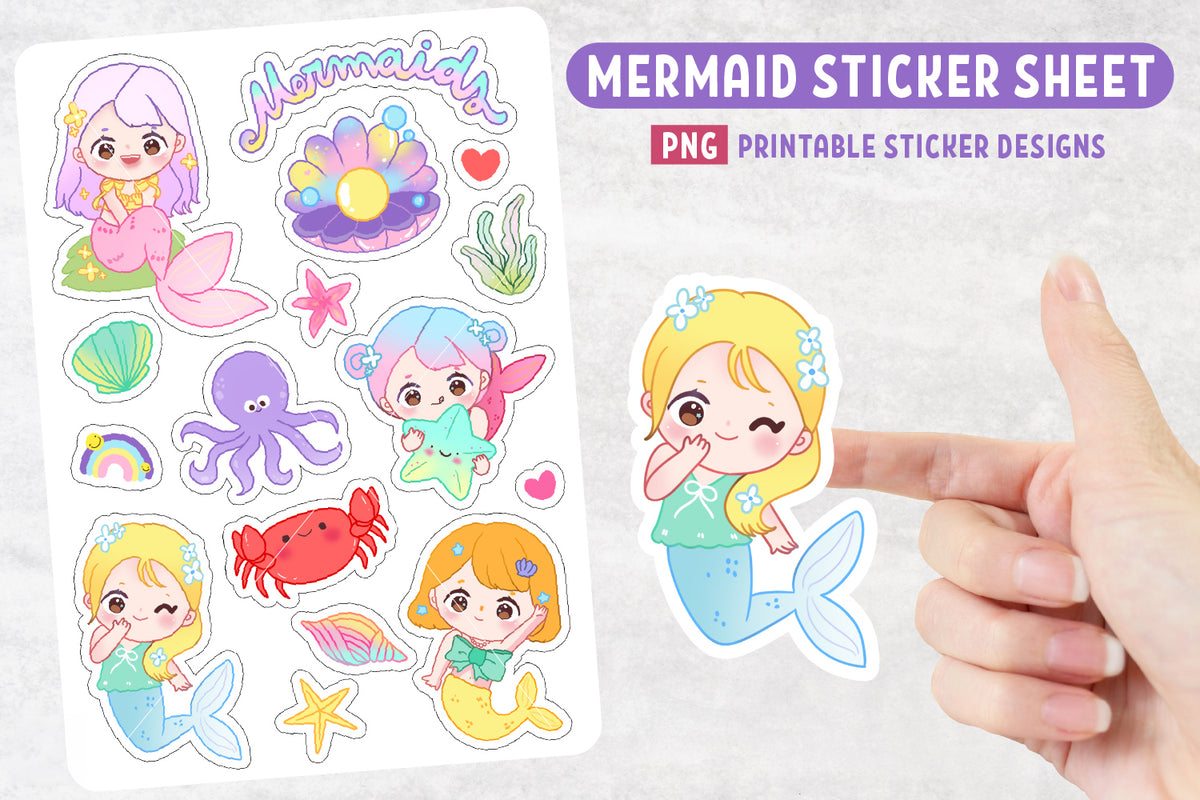 Mermaid Sticker Sheet