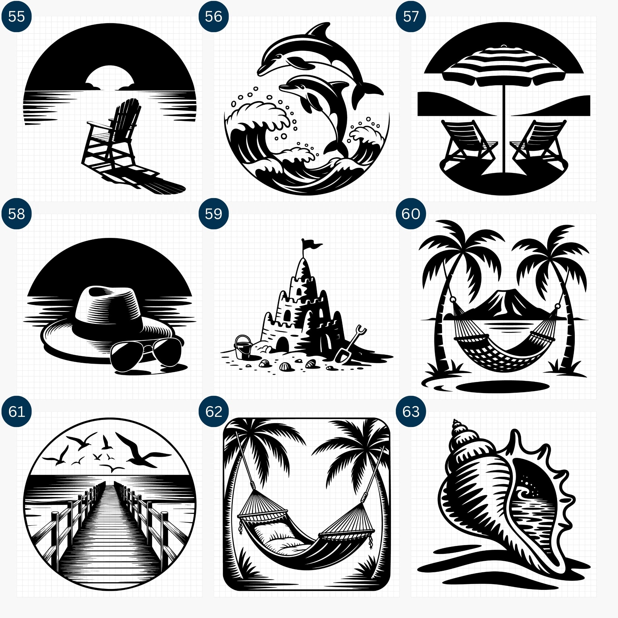 Beach SVG Bundle