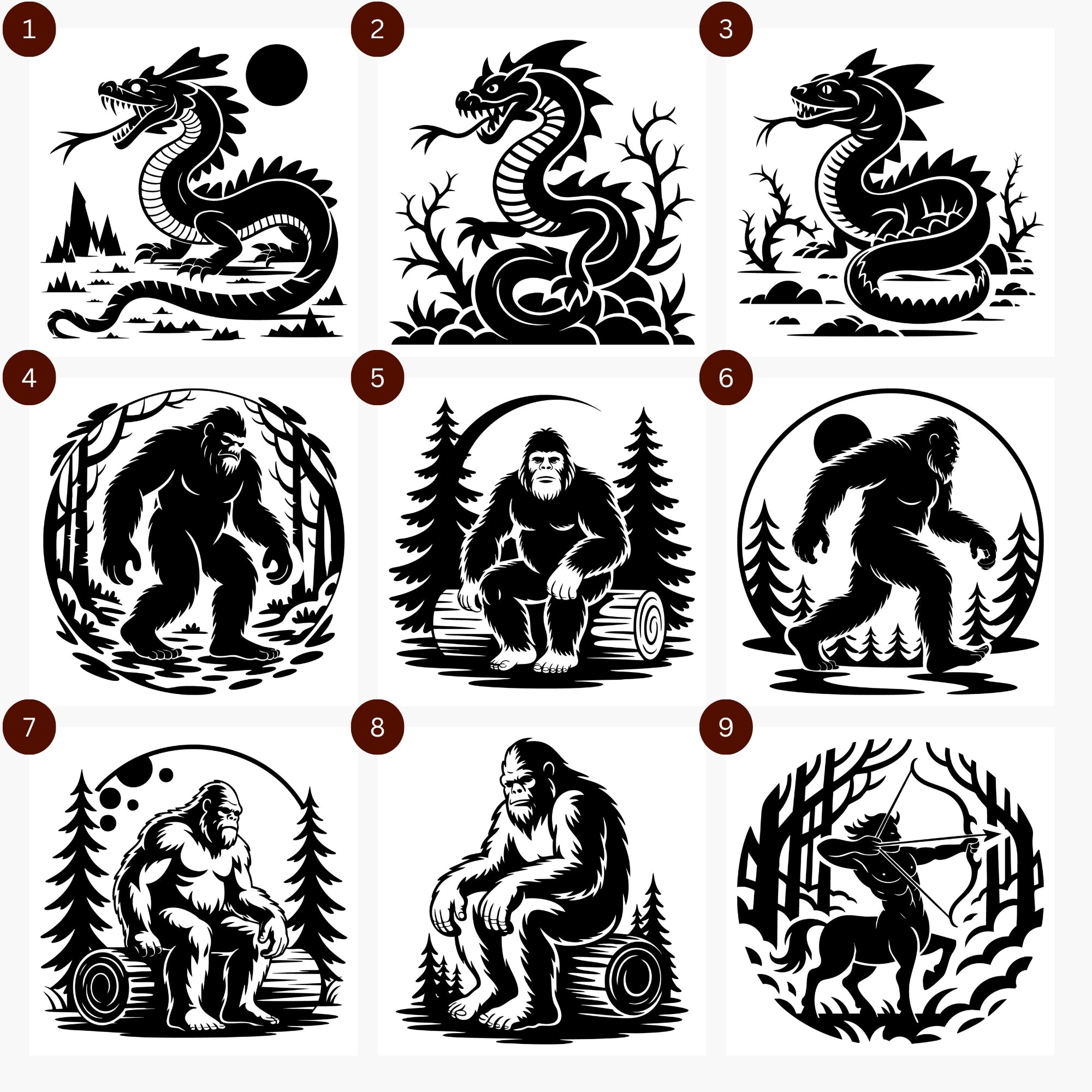 Mythical Creature SVG Bundle