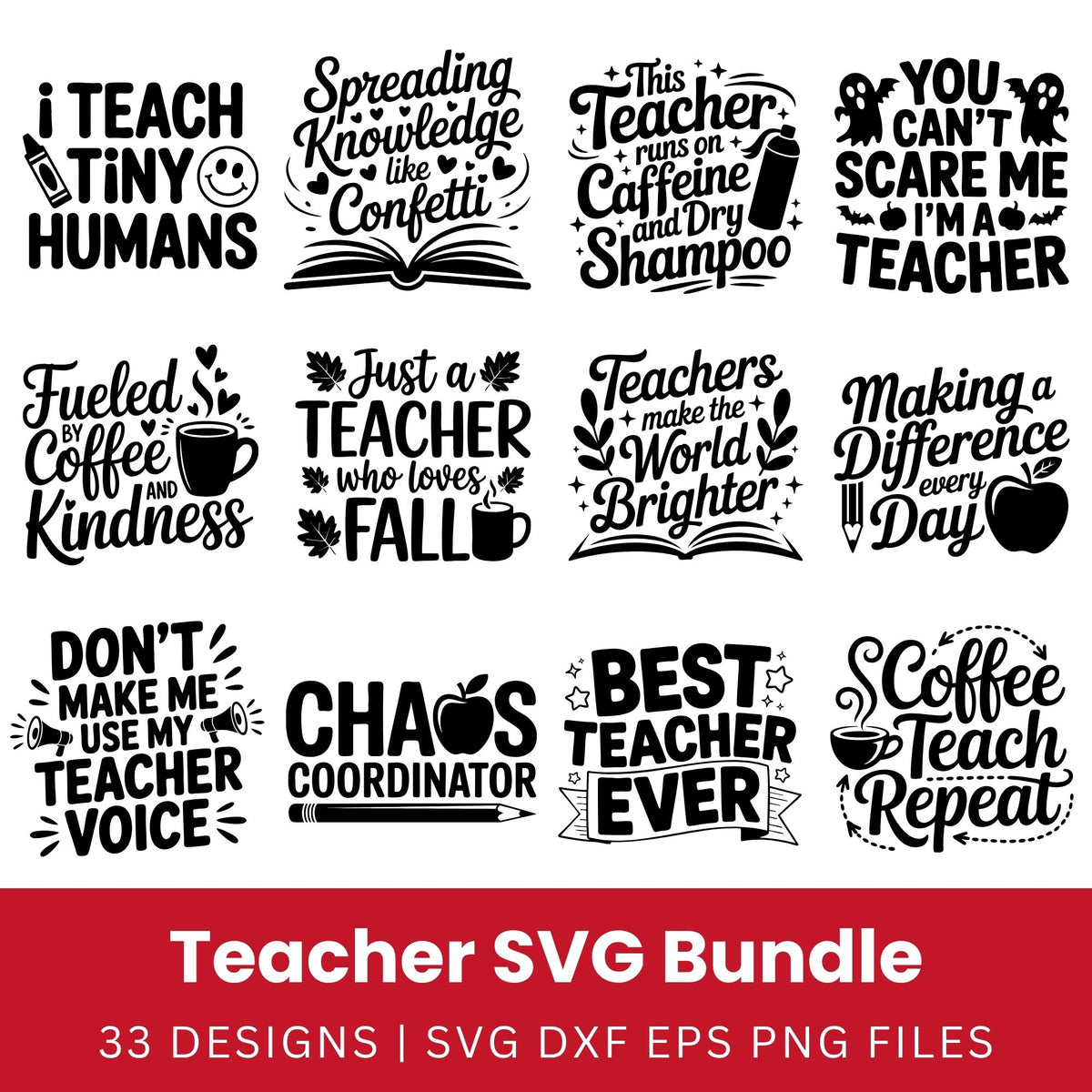 Teacher SVG Bundle