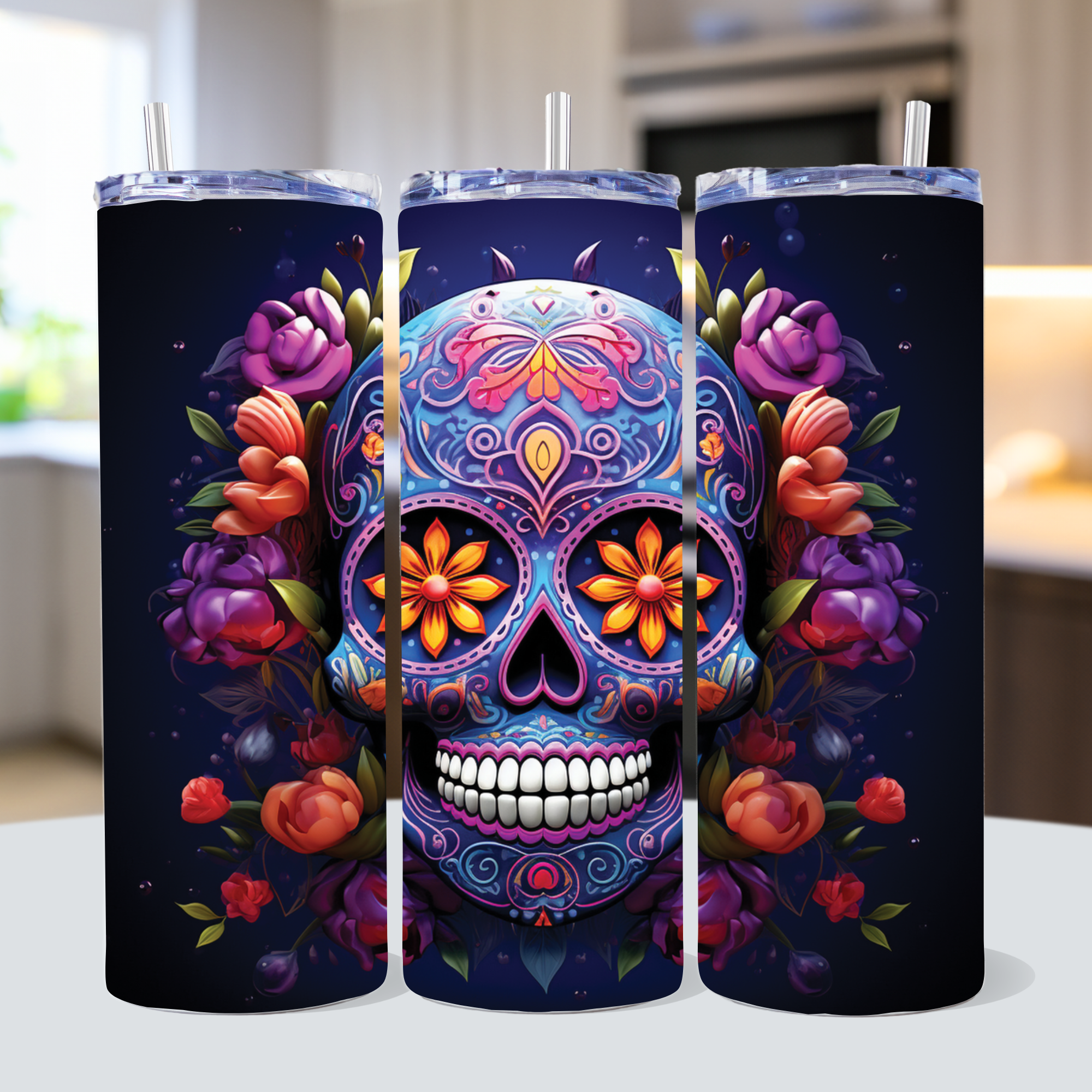 Halloween 20oz Tumbler Wrap Bundle Sublimation Designs JPG