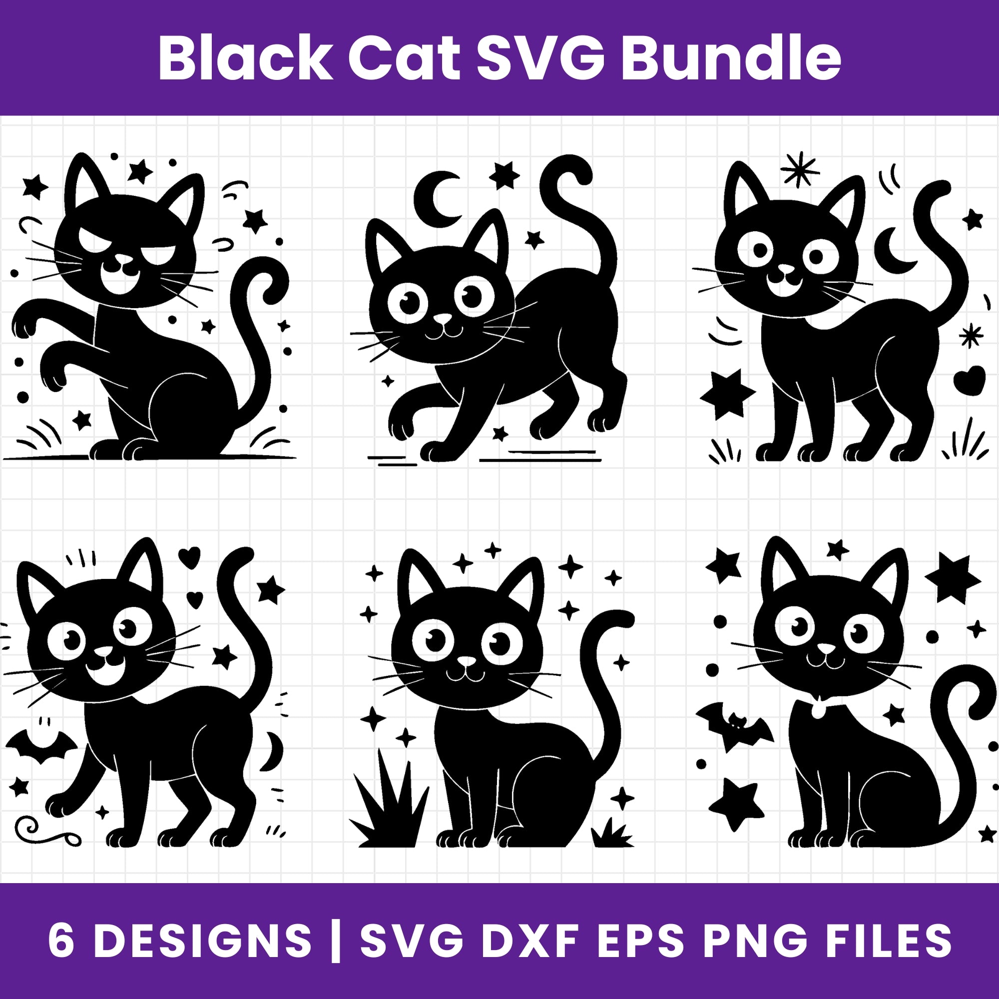 Black Cat SVG Bundle