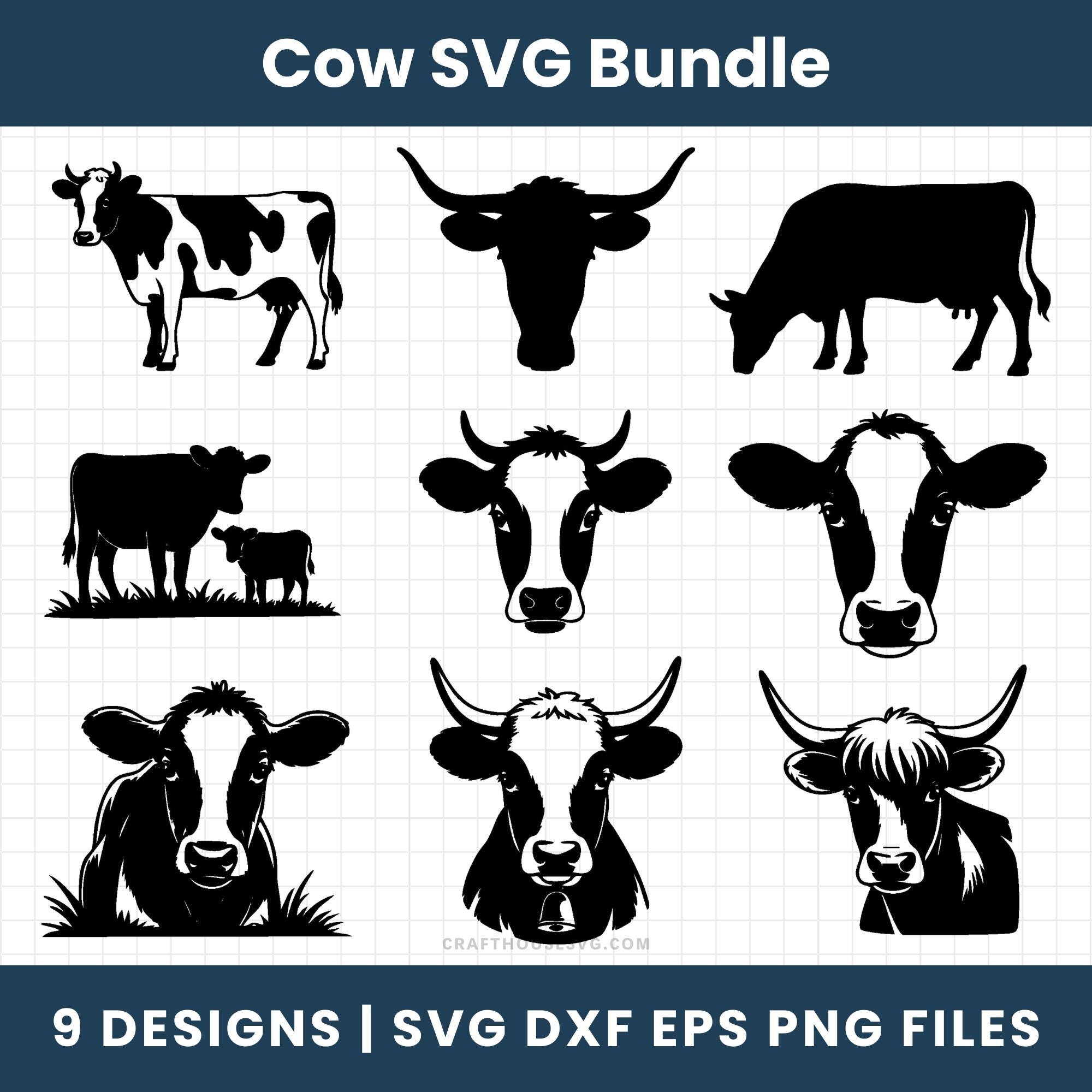 Cow SVG Bundle