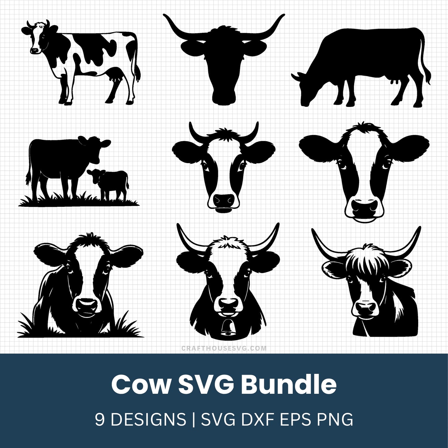 Cow SVG Bundle