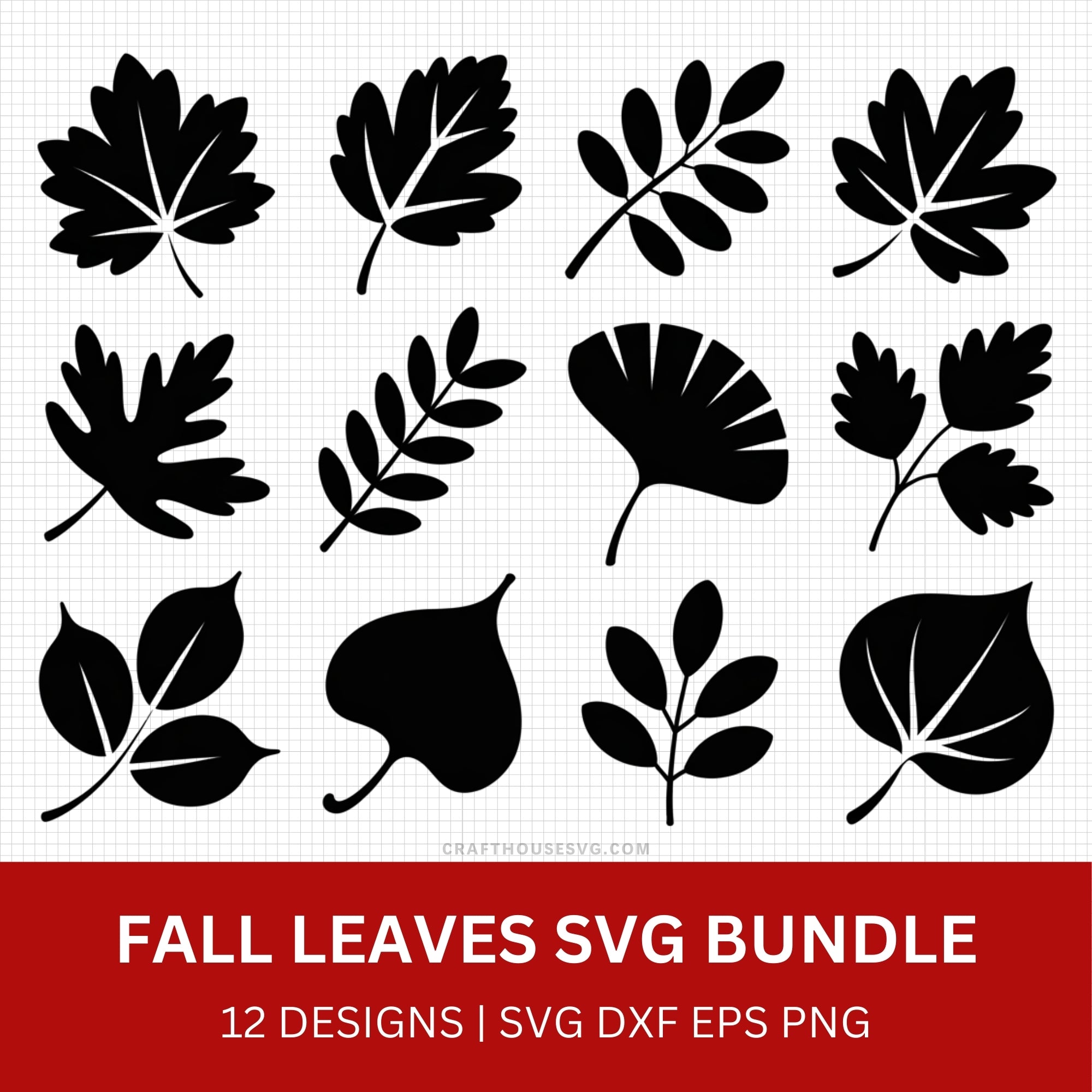 Fall Leaves SVG Bundle