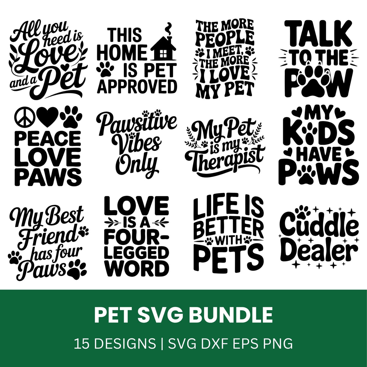 Pet SVG Bundle