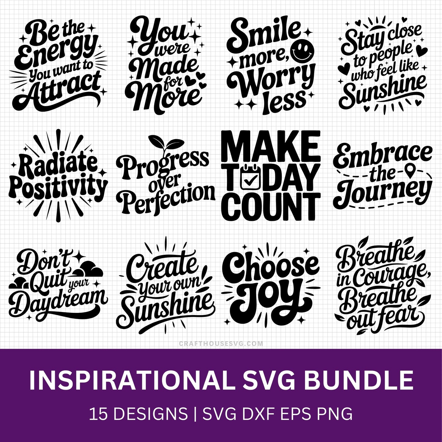 Inspirational SVG Bundle