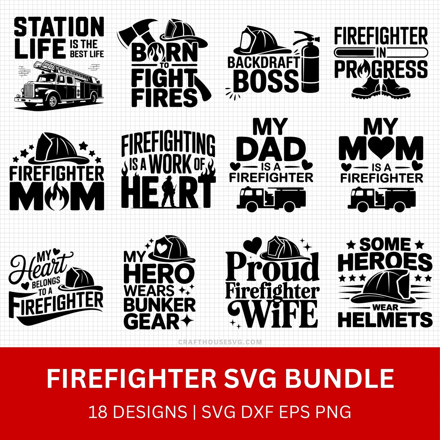 Firefighter SVG Bundle