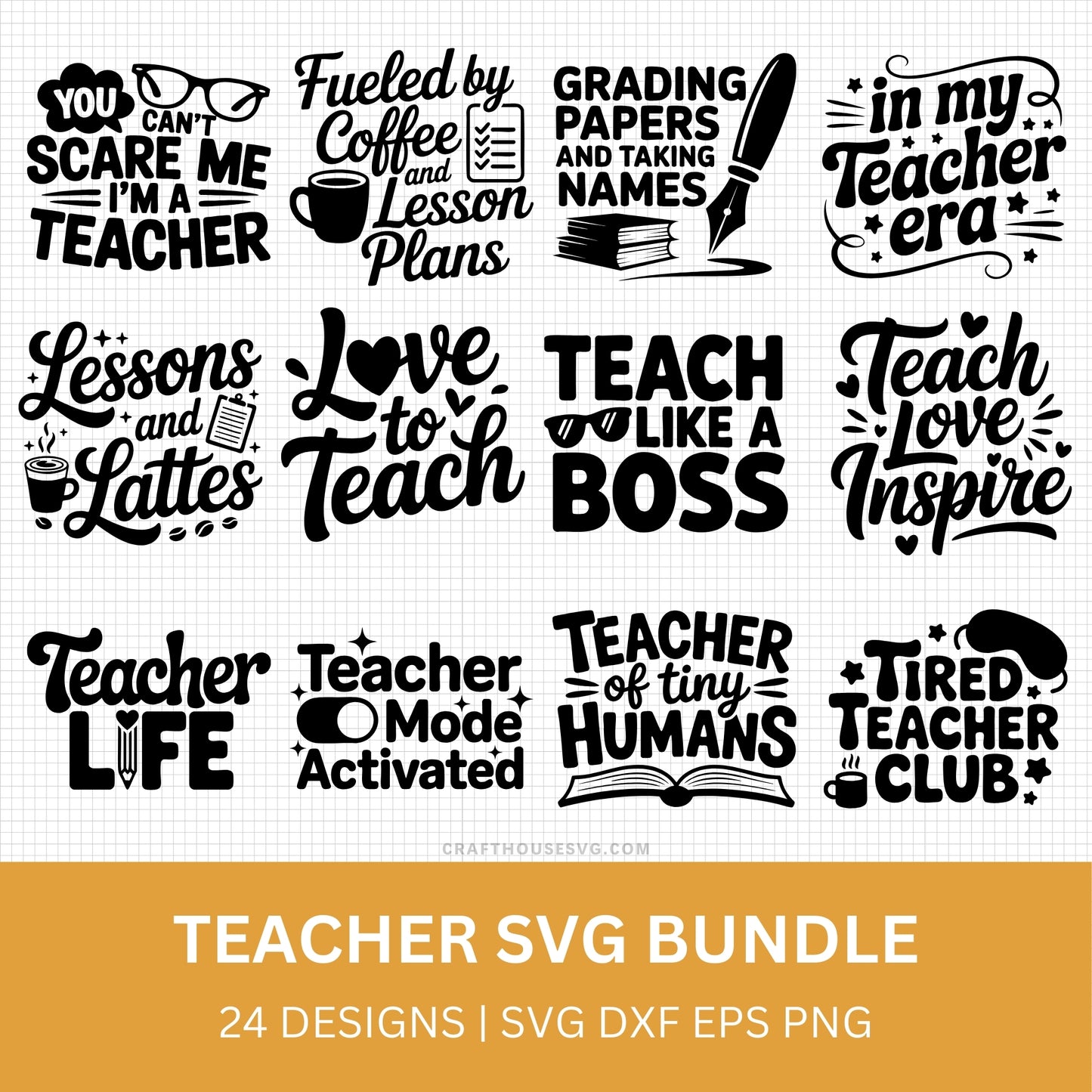 Teacher SVG Bundle
