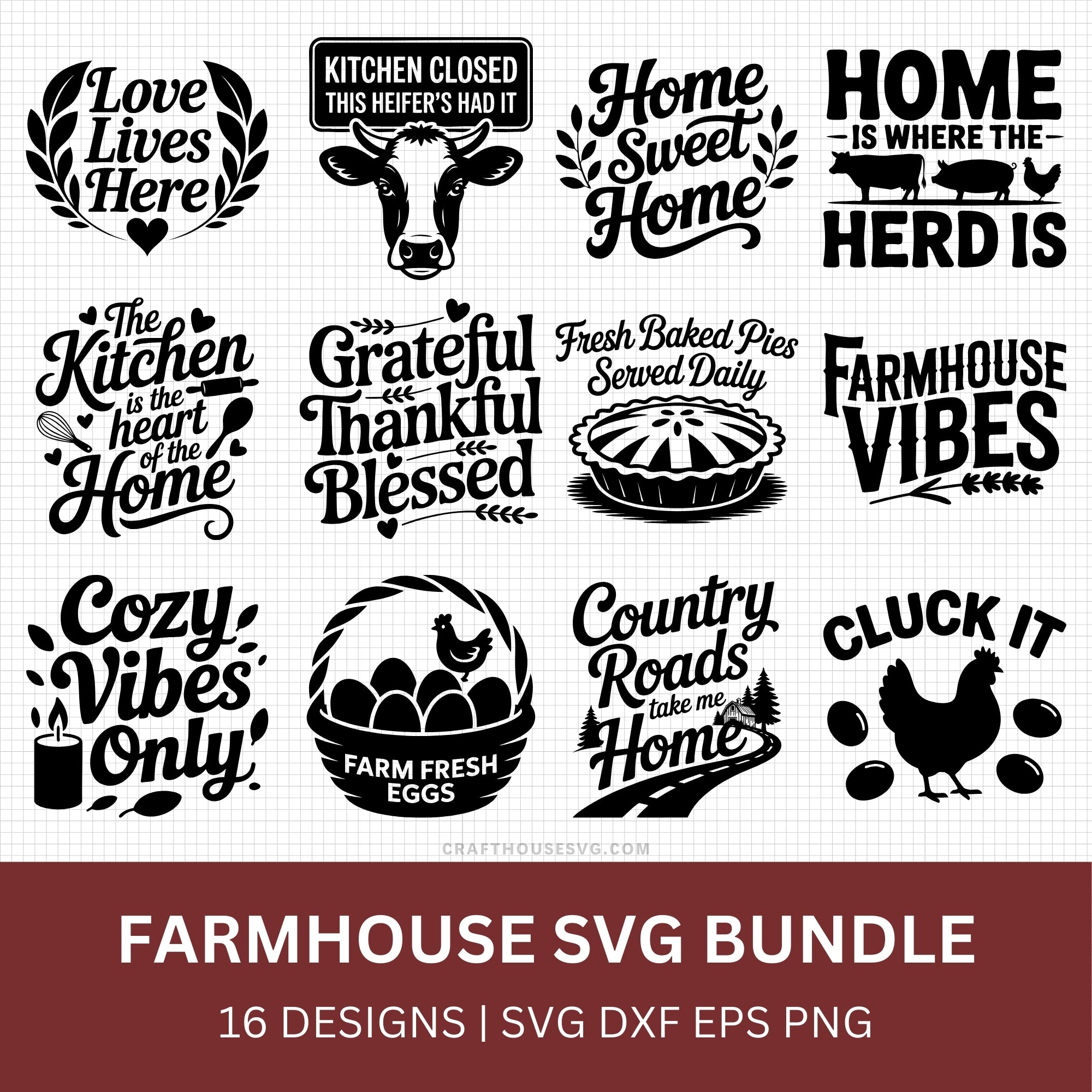 Farmhouse SVG Bundle