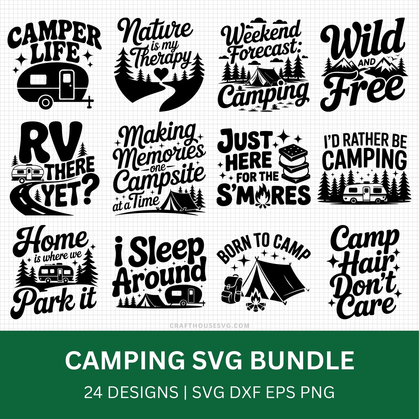 Camping SVG Bundle