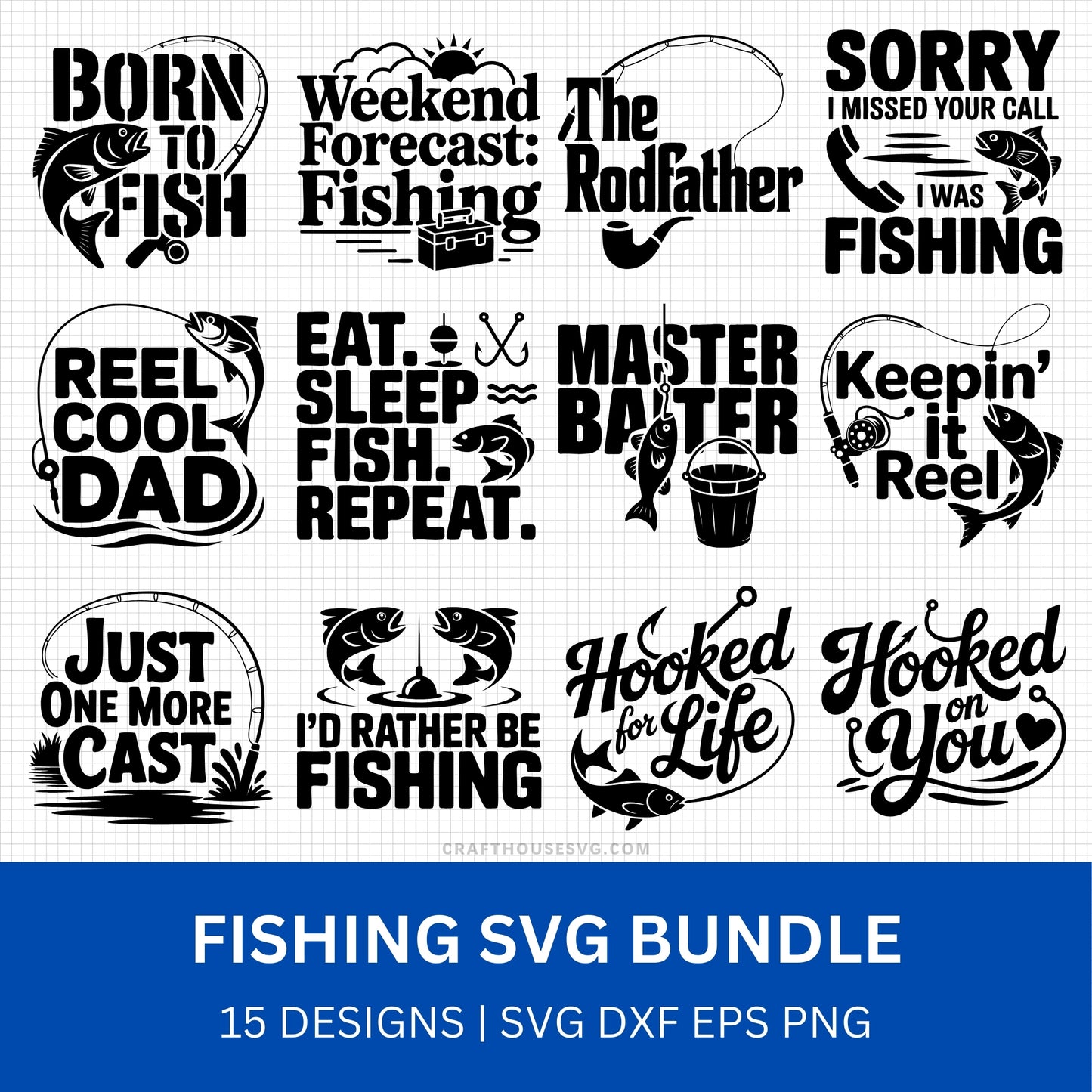 Fishing SVG Bundle