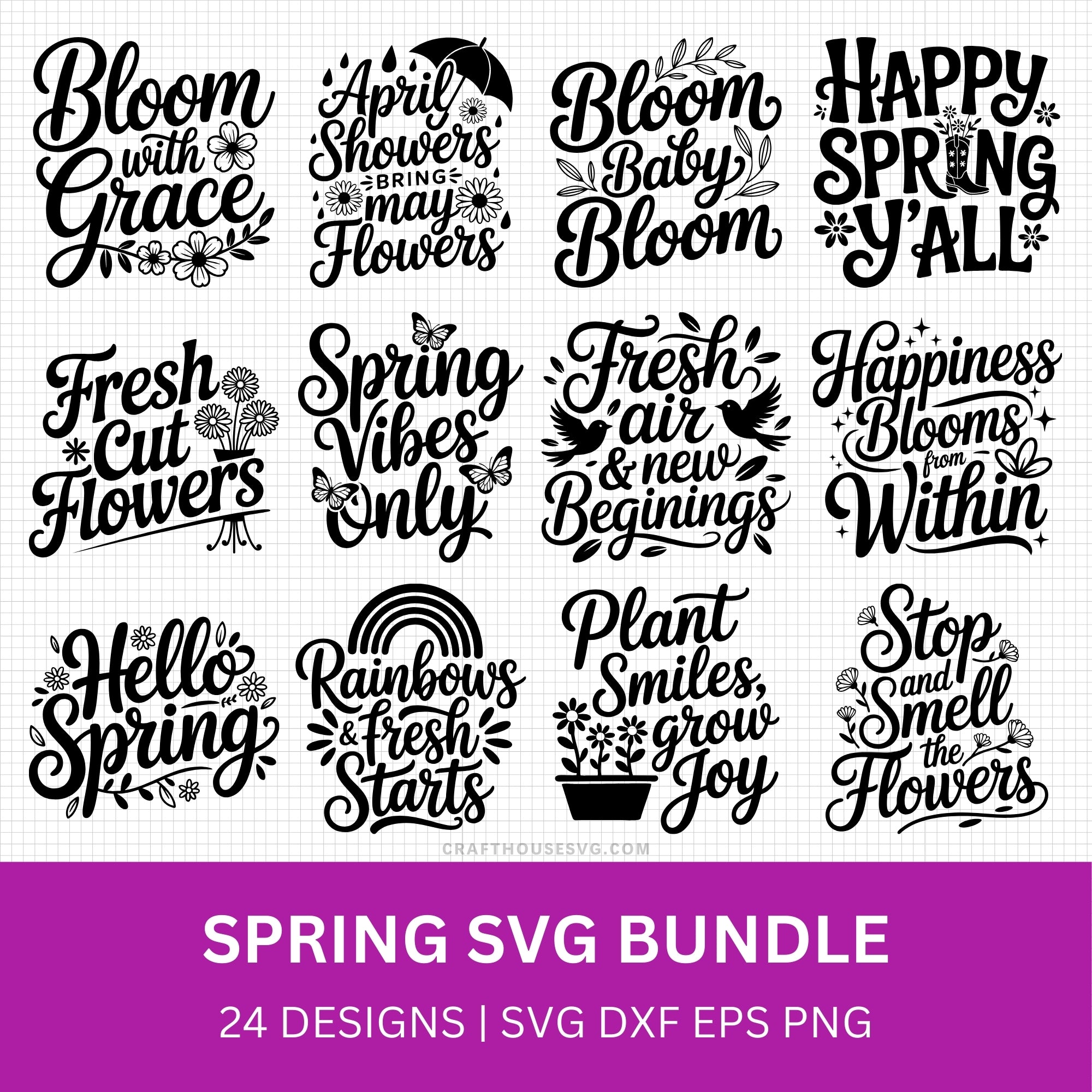 Spring SVG Bundle