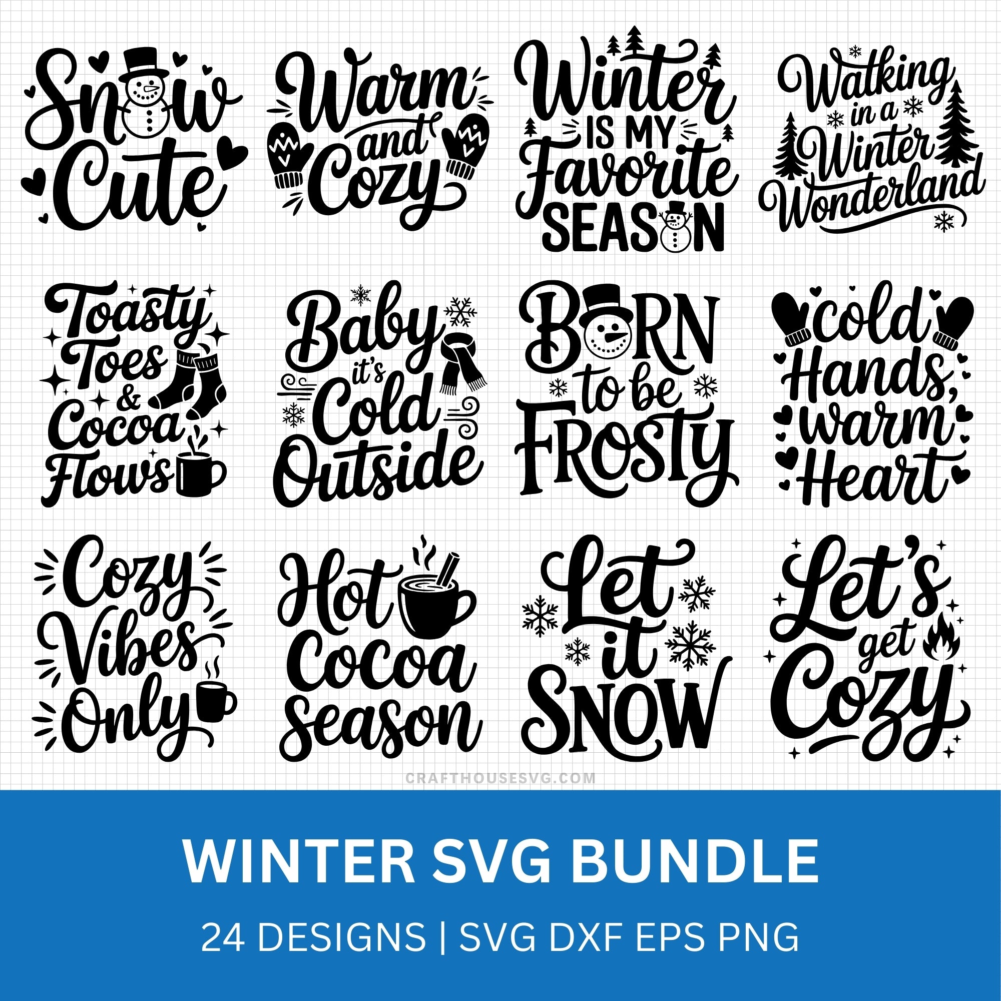 Winter SVG Bundle