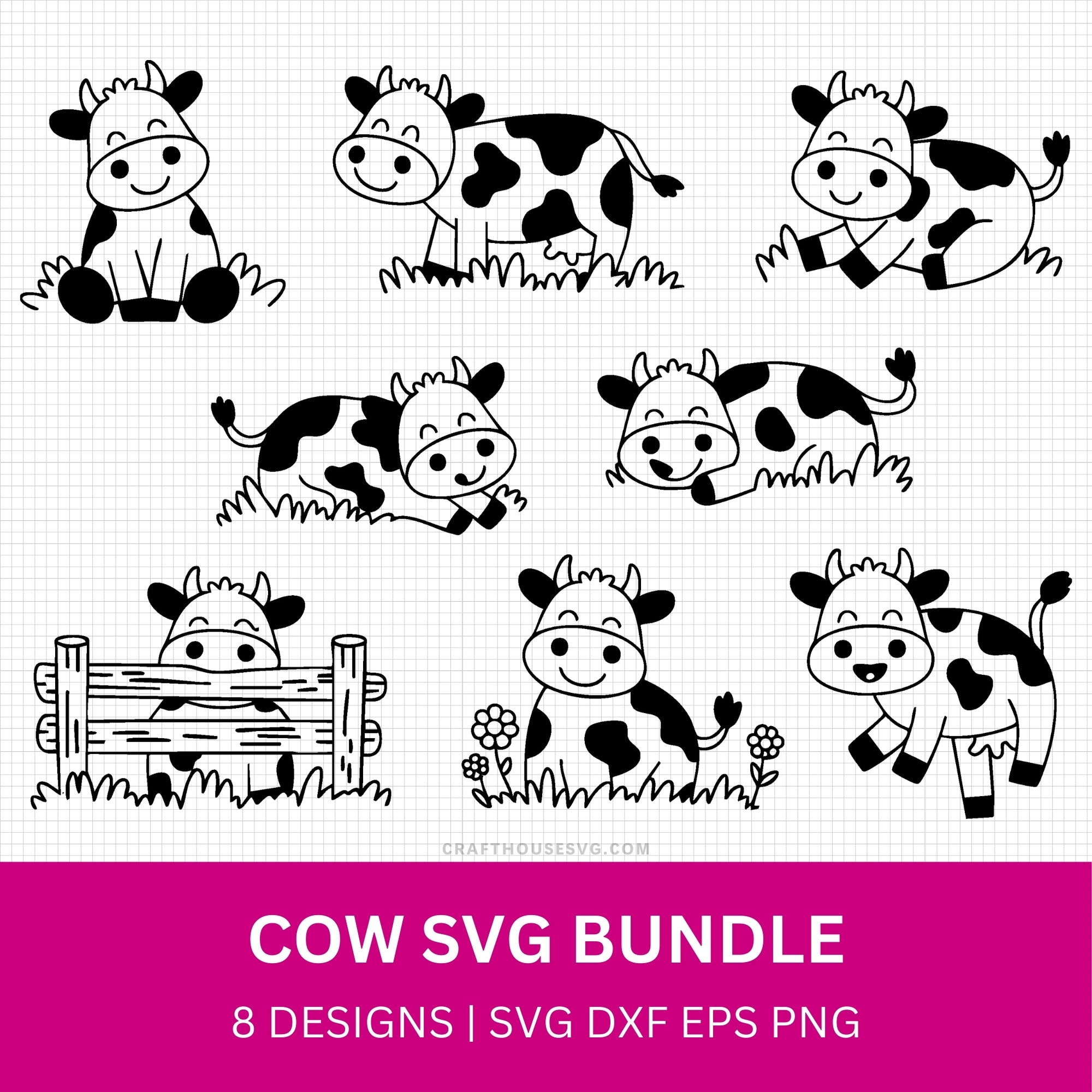 Cow SVG Bundle