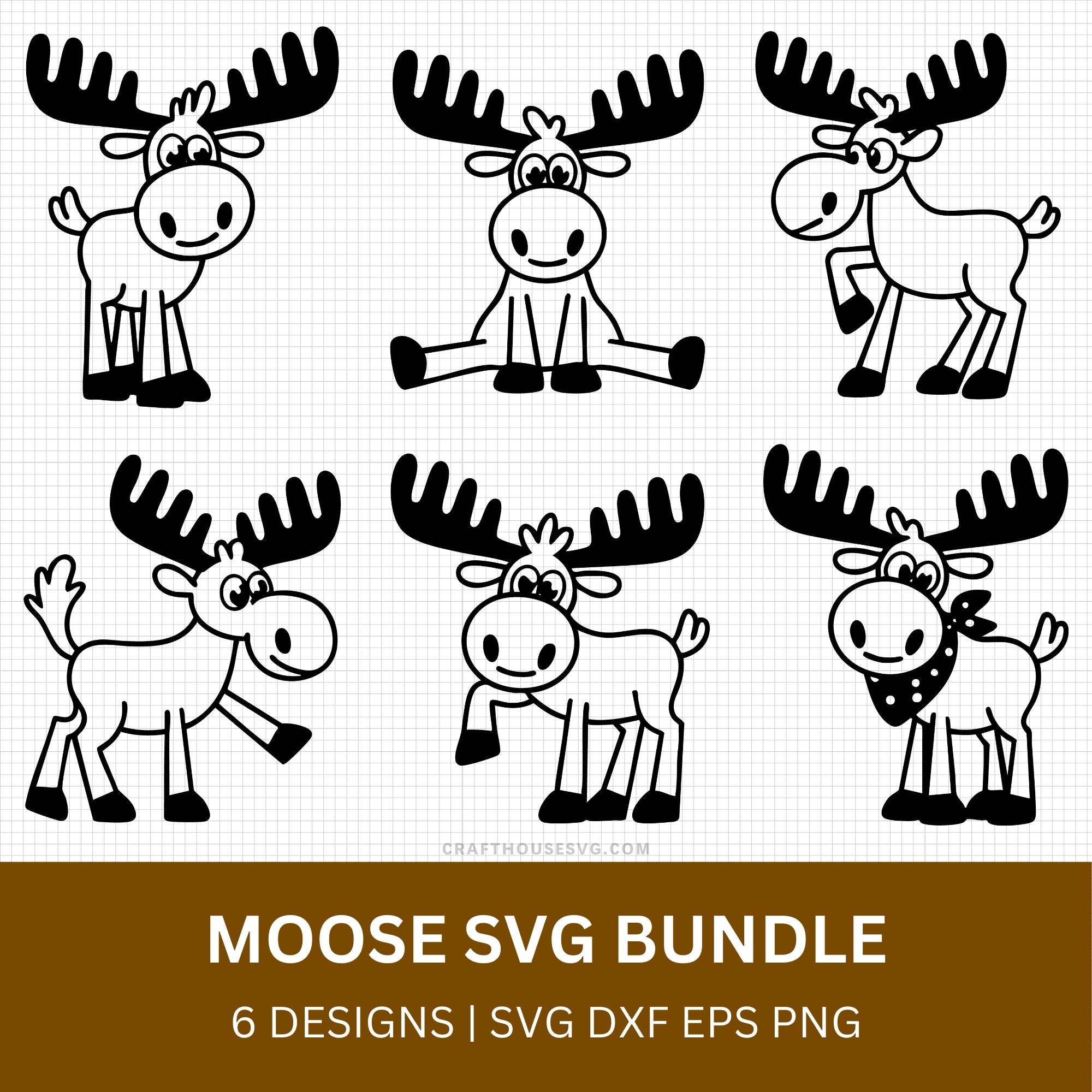 Moose SVG Bundle