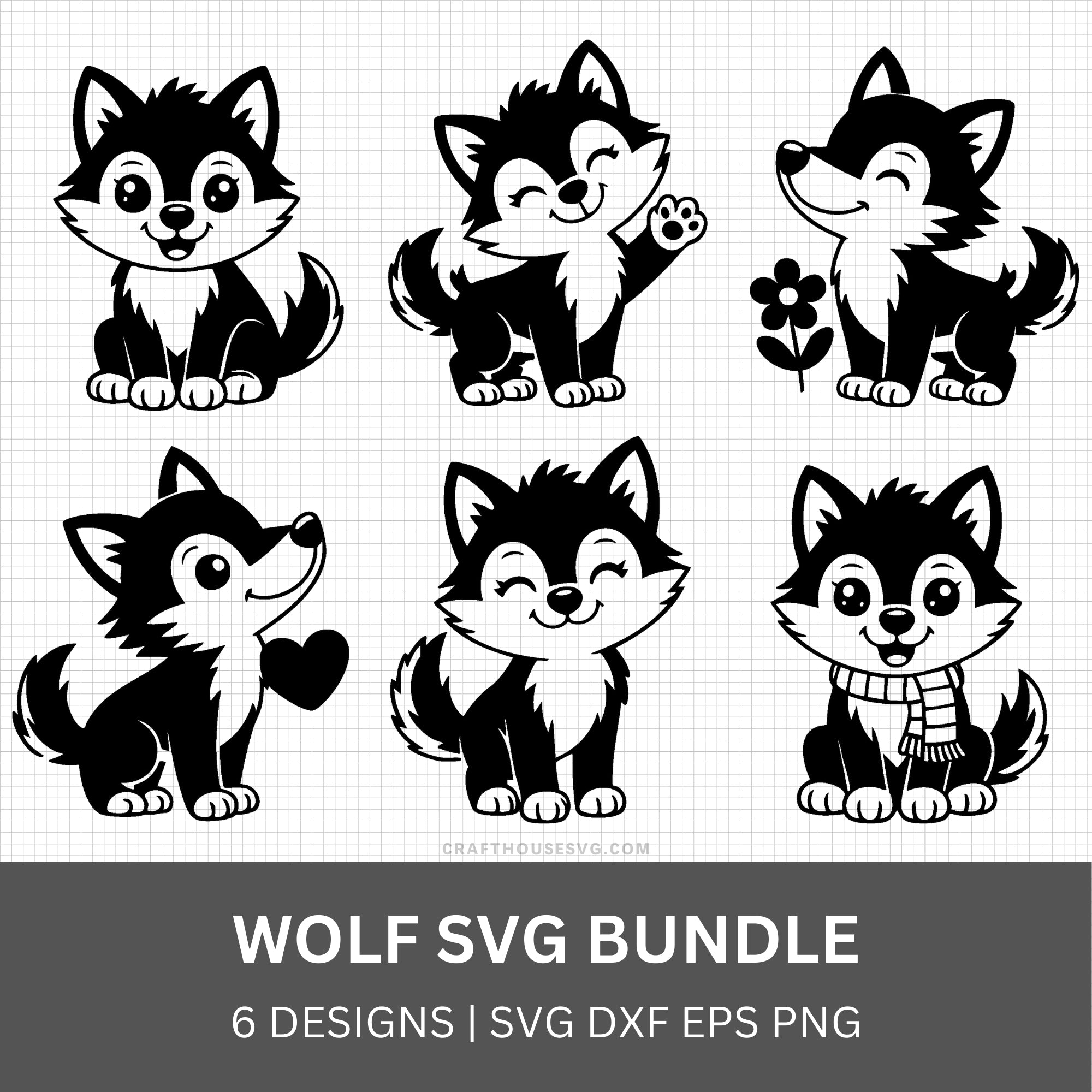 Wolf SVG Bundle