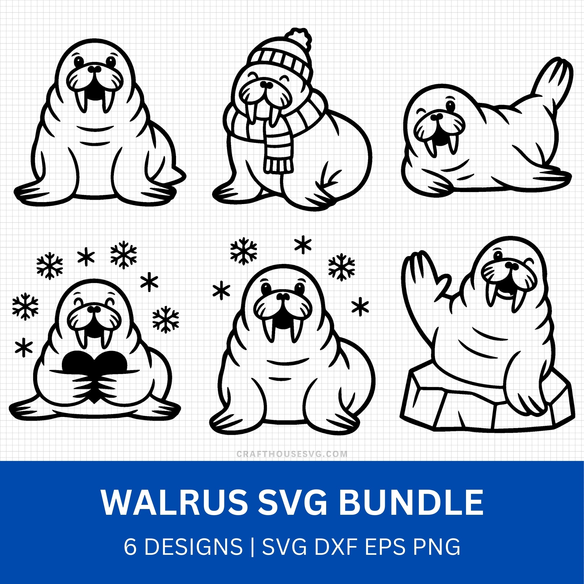 Walrus SVG Bundle