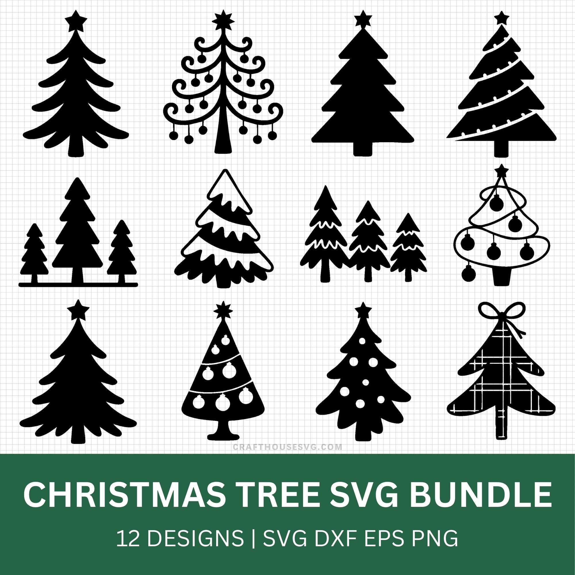 Christmas Tree SVG Bundle