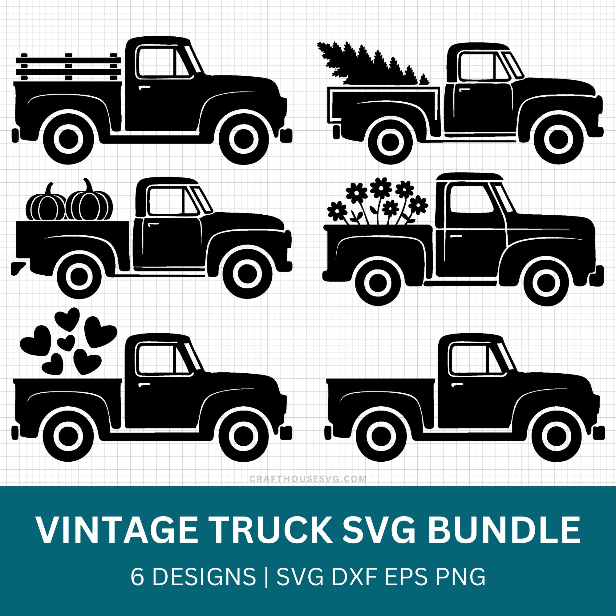 Vintage Truck SVG Bundle