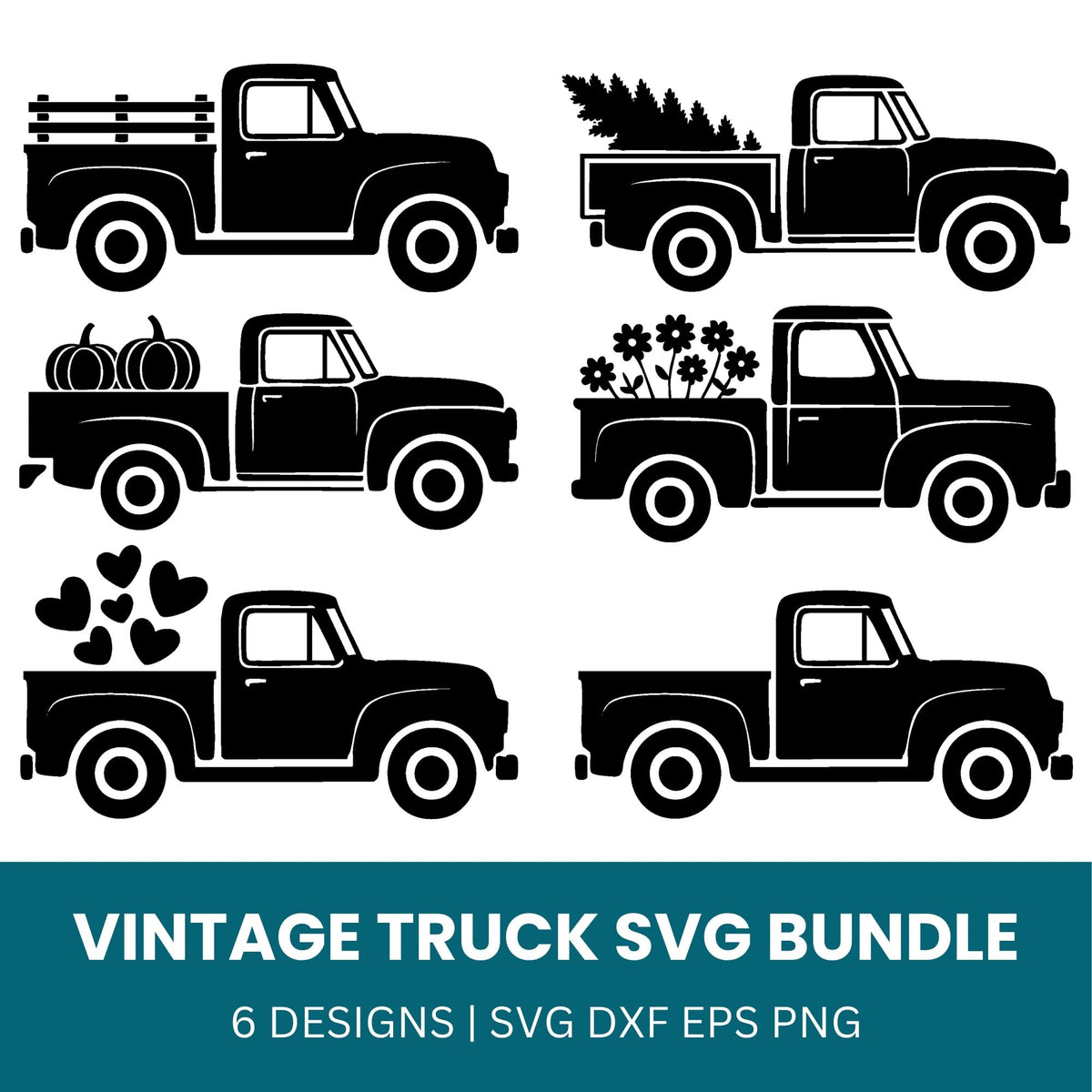 Vintage Truck SVG Bundle
