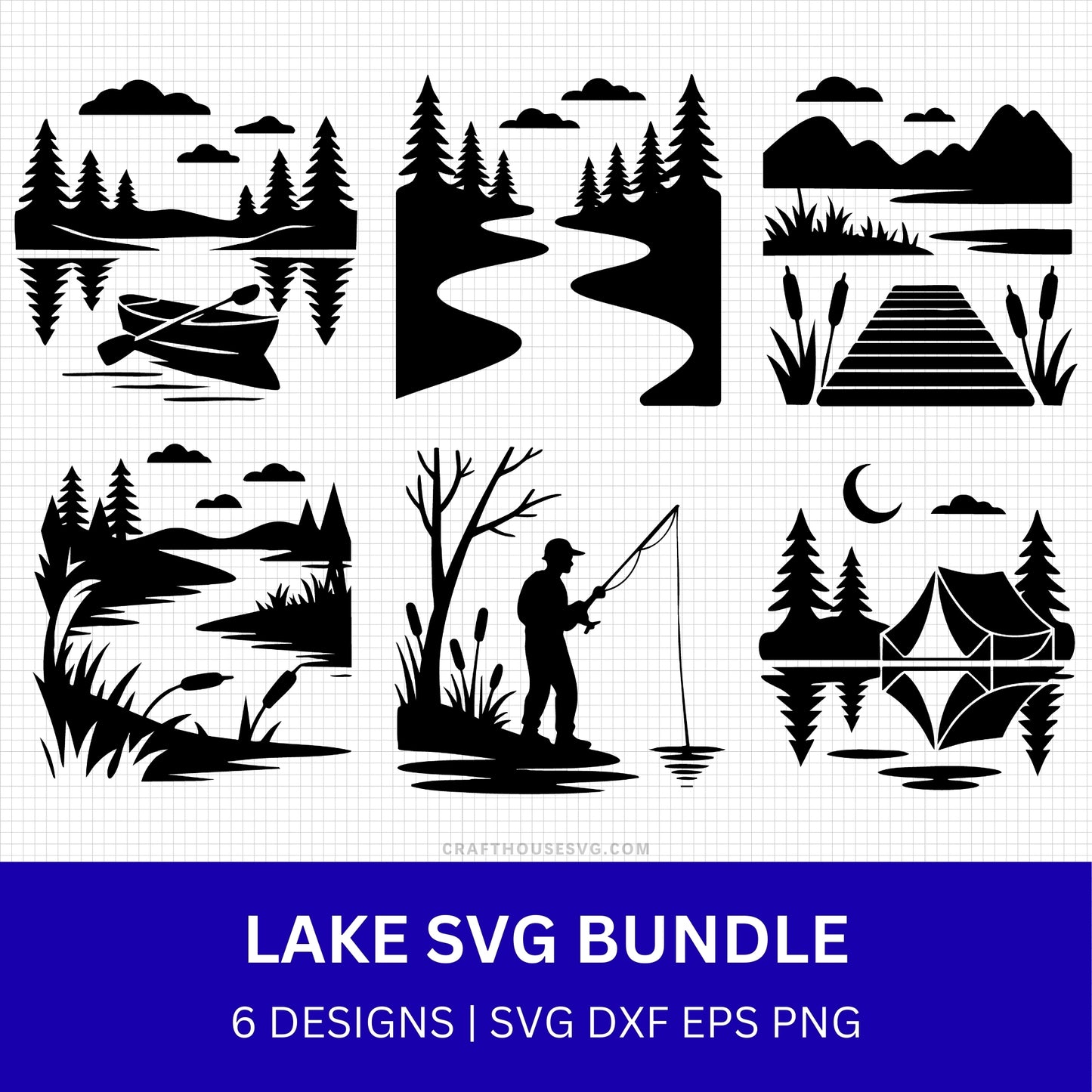 Lake SVG Bundle