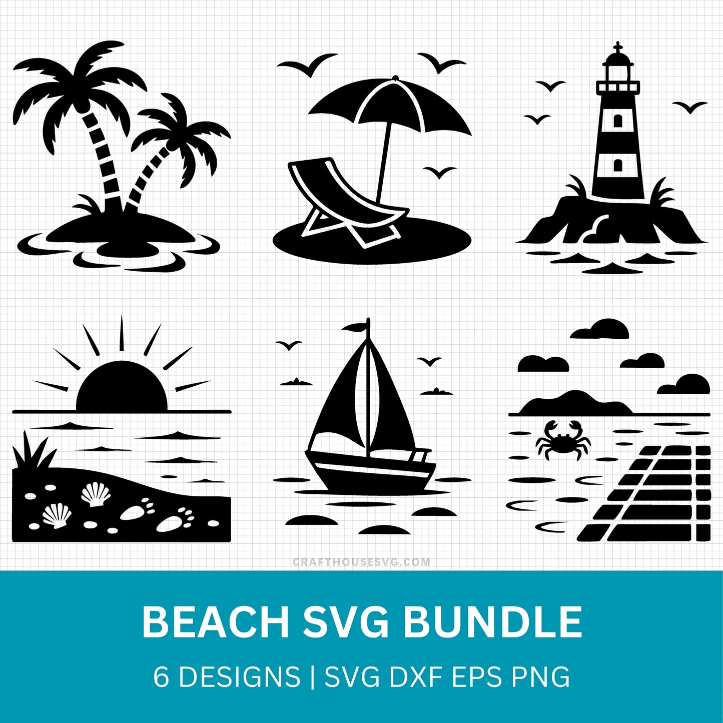 Beach SVG Bundle