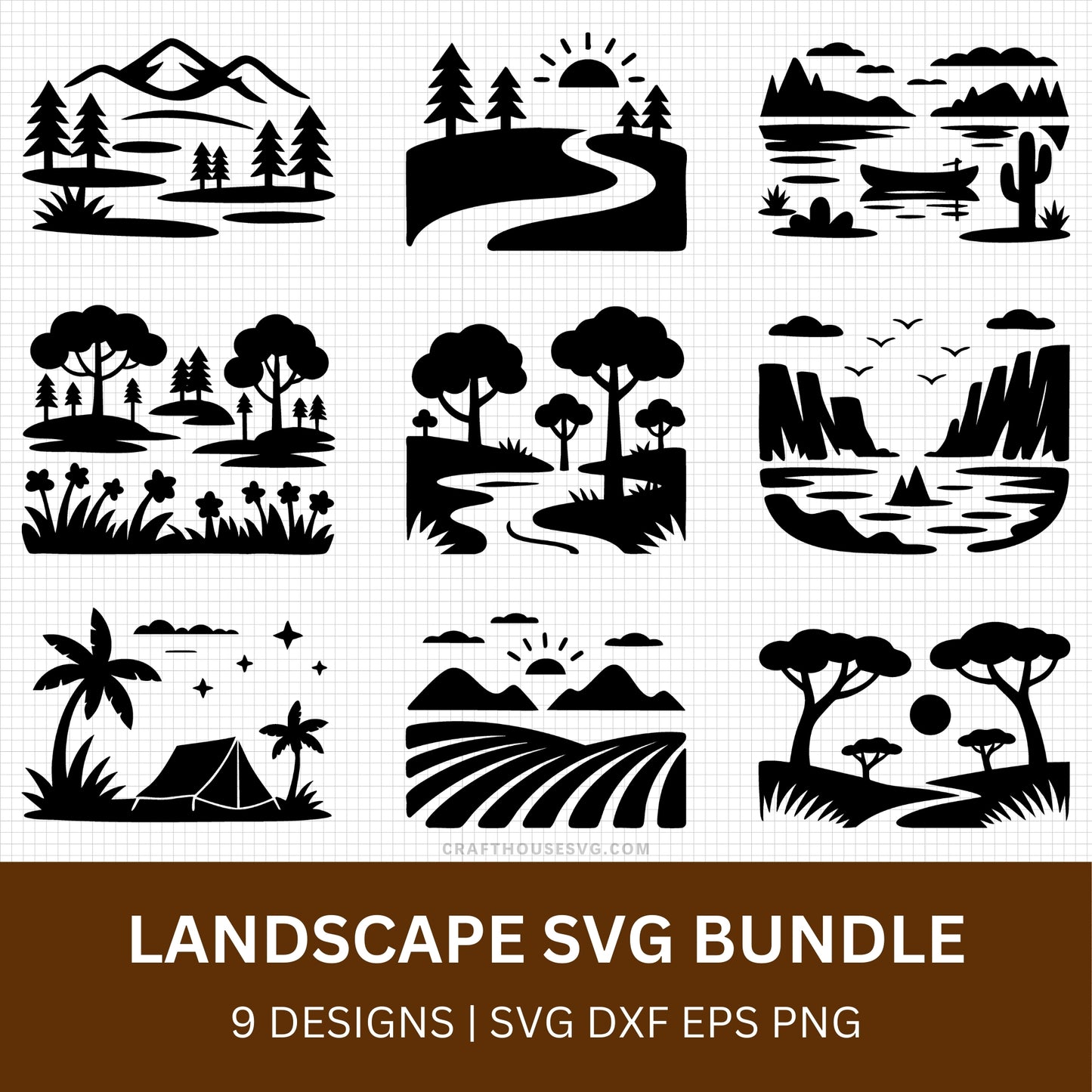 Landscape SVG Bundle