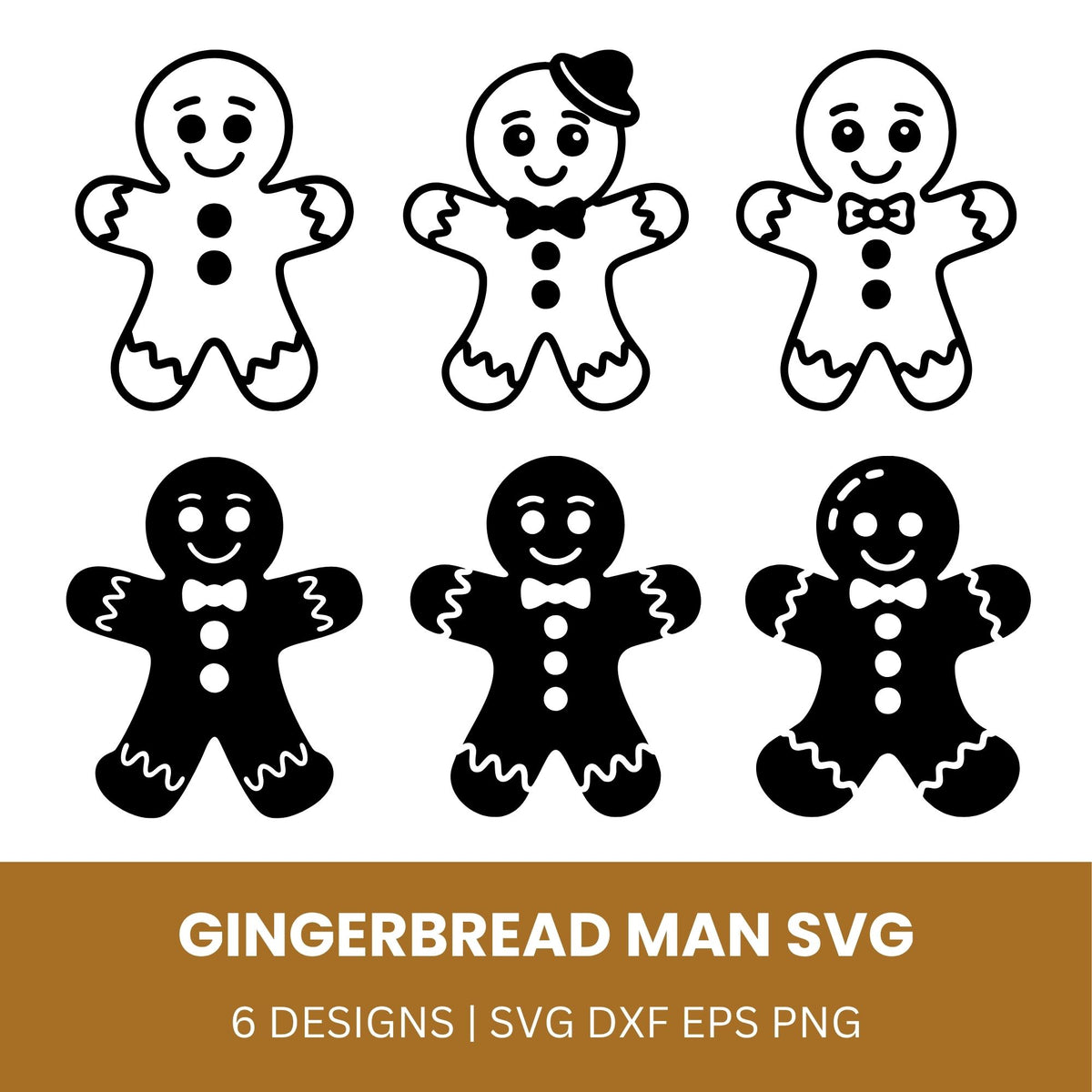 Gingerbread Man SVG Bundle