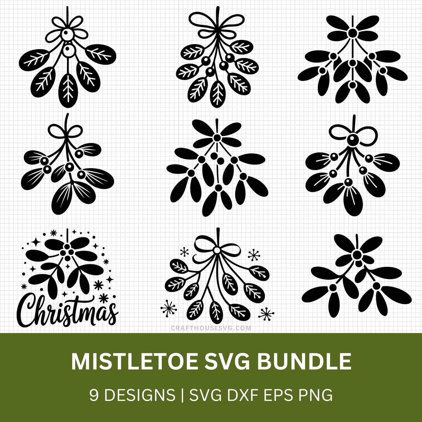 Mistletoe SVG Bundle