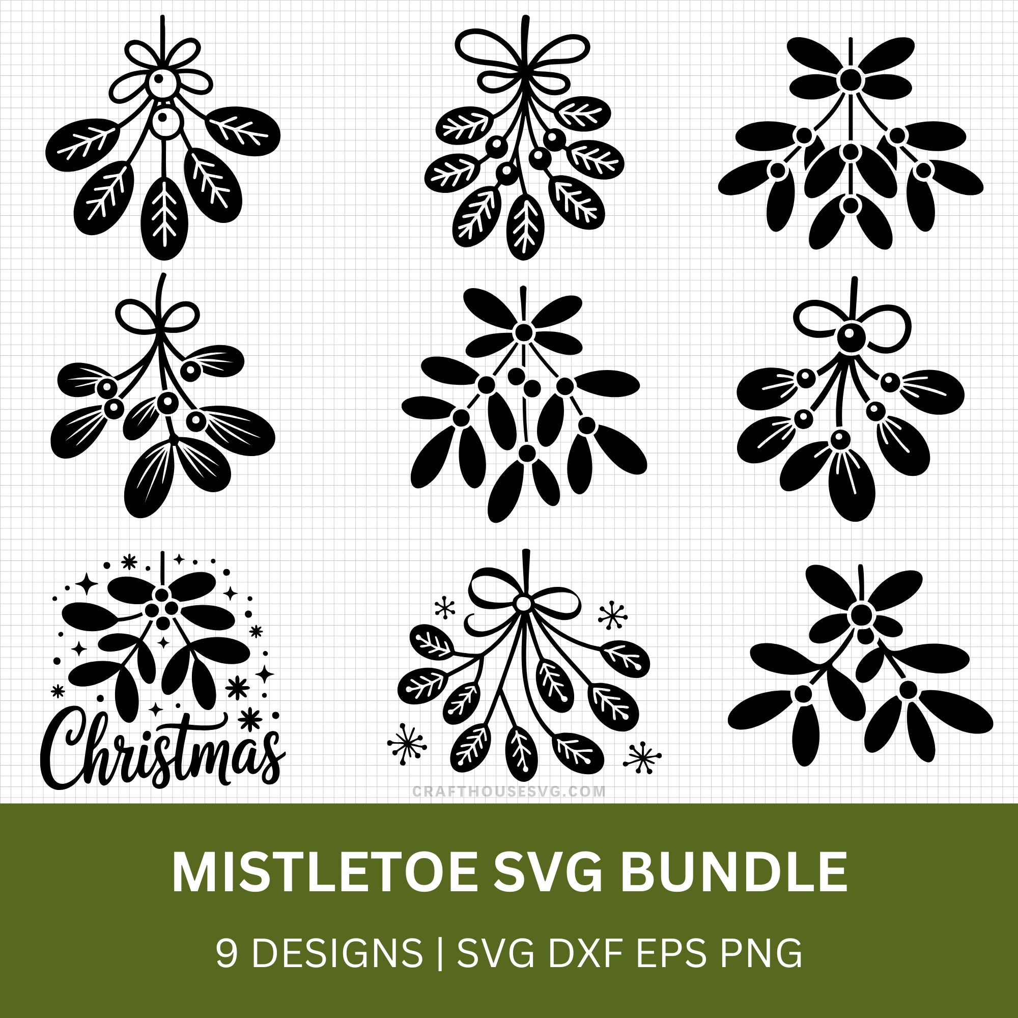 Mistletoe SVG Bundle