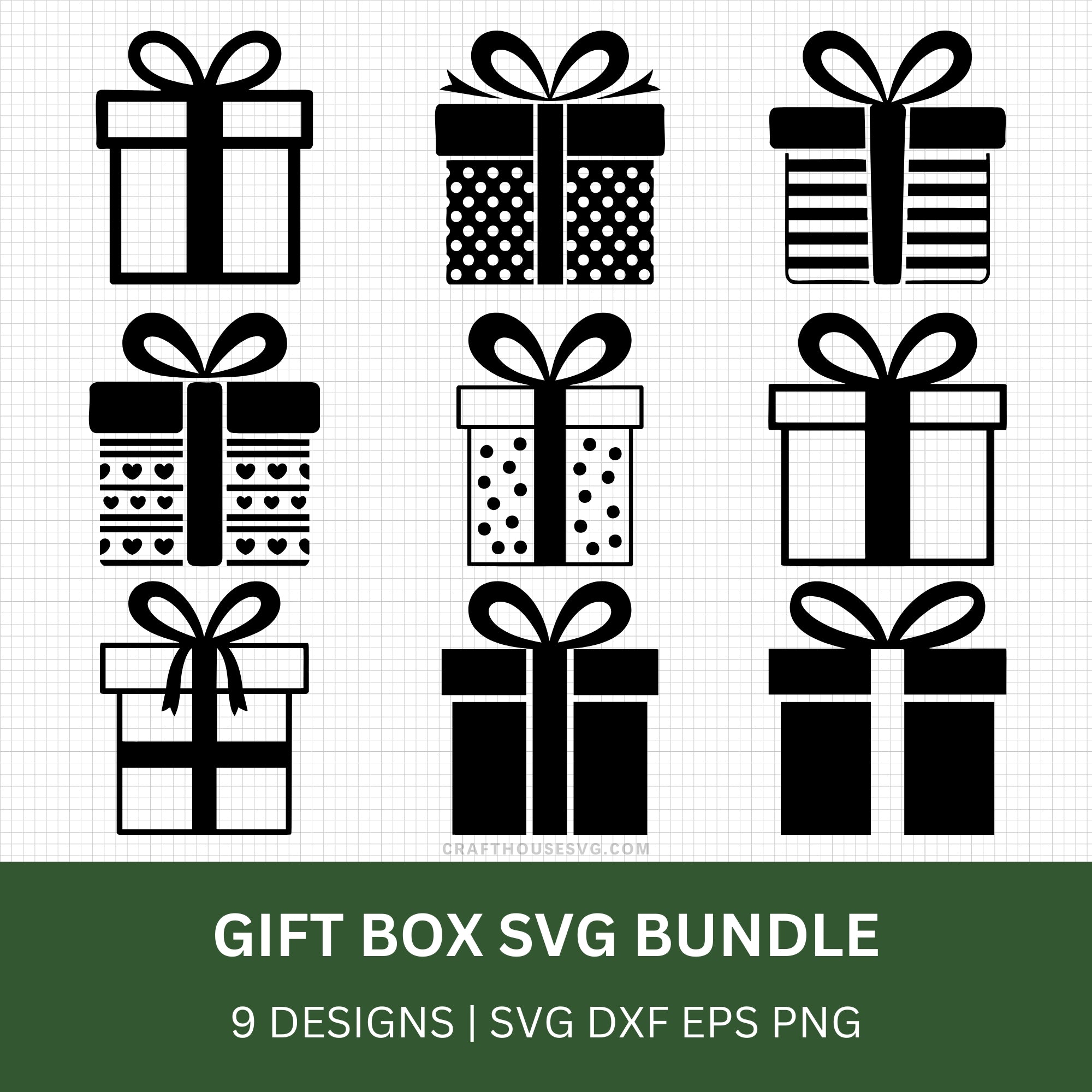 Gift Box SVG Bundle