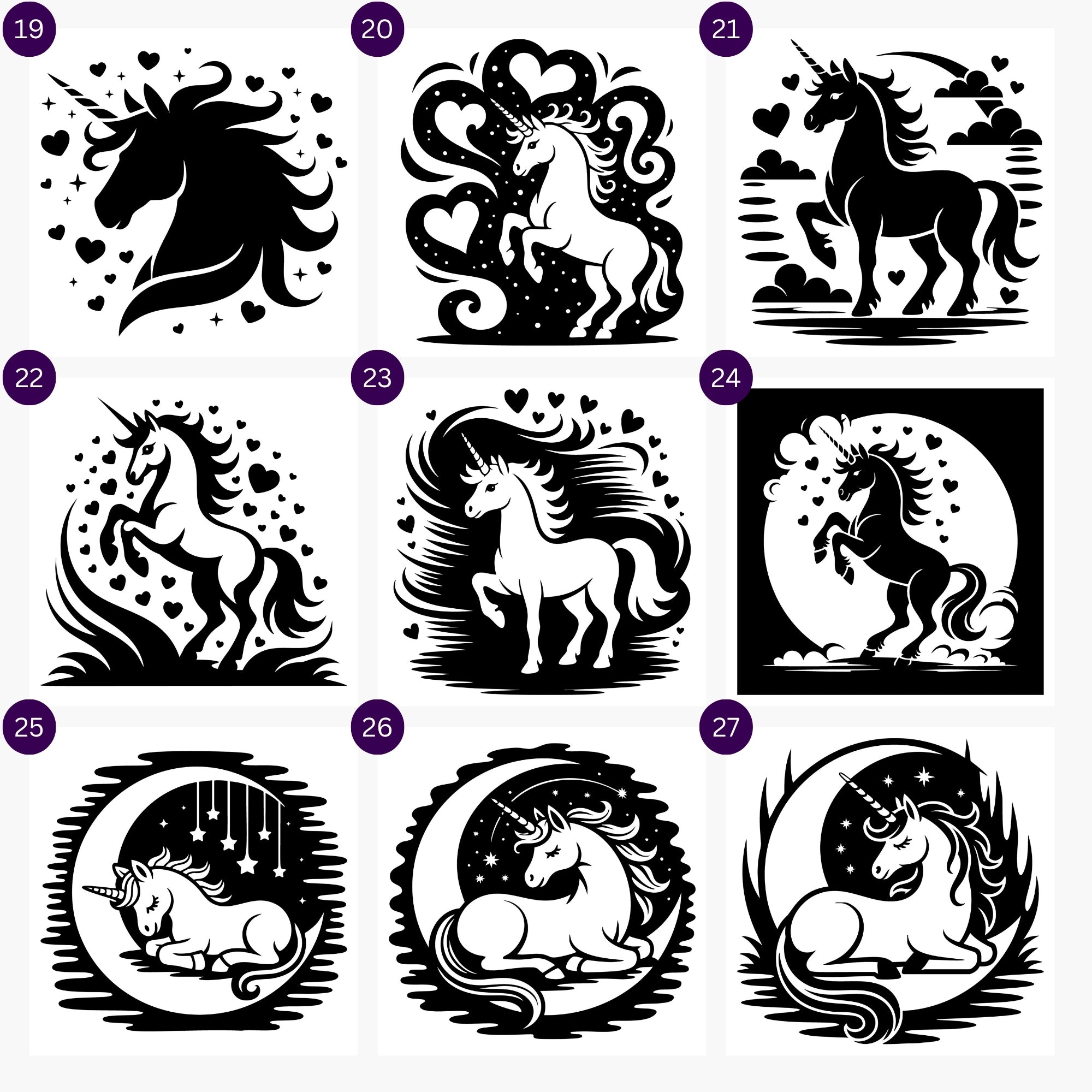 Unicorn SVG Bundle