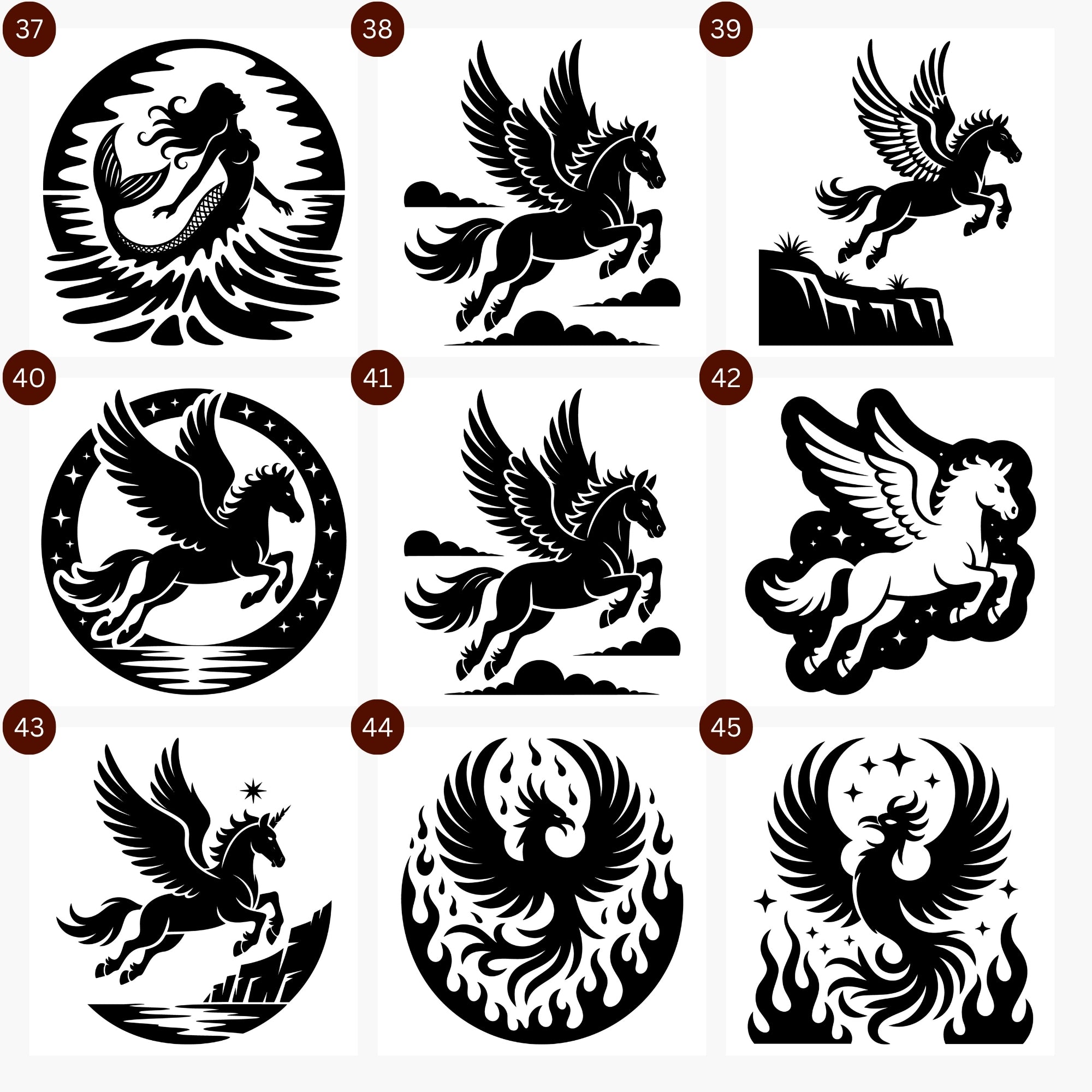 Mythical Creature SVG Bundle