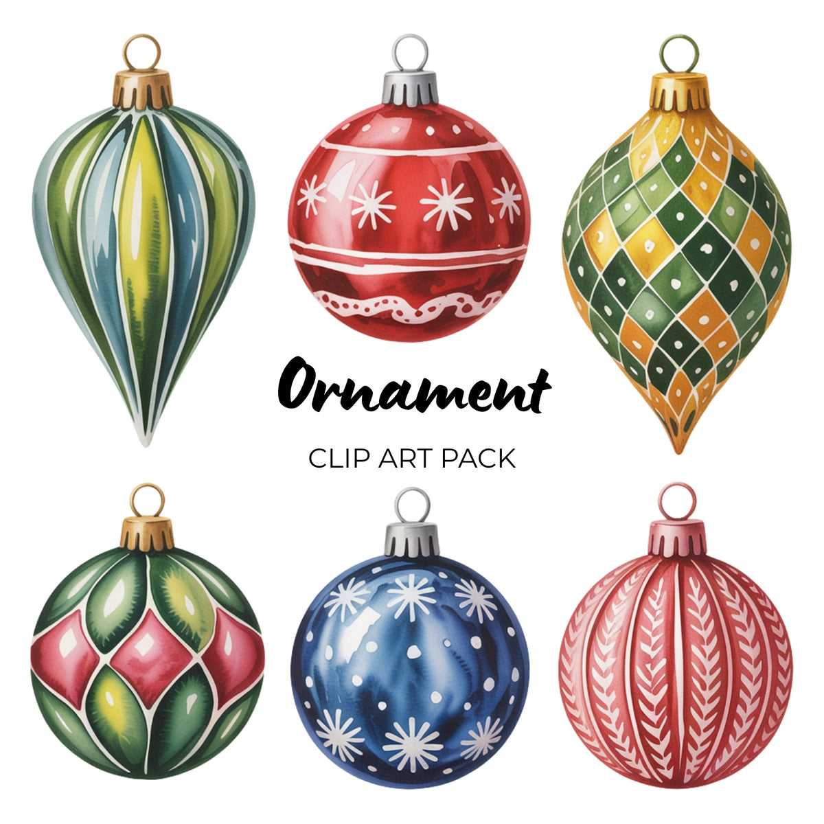 Ornament Clipart Pack