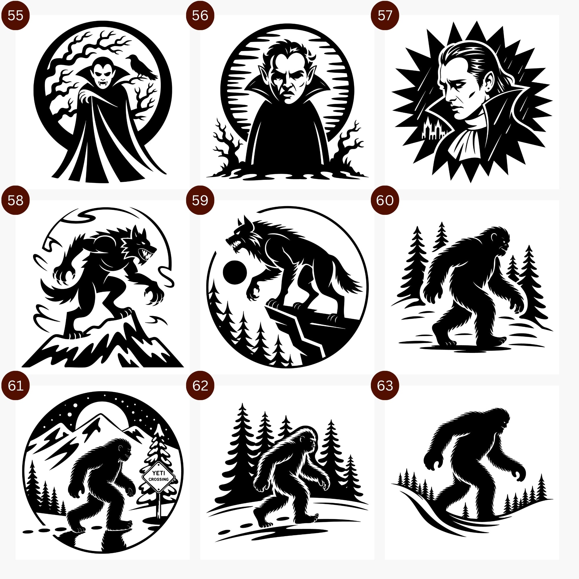 Mythical Creature SVG Bundle