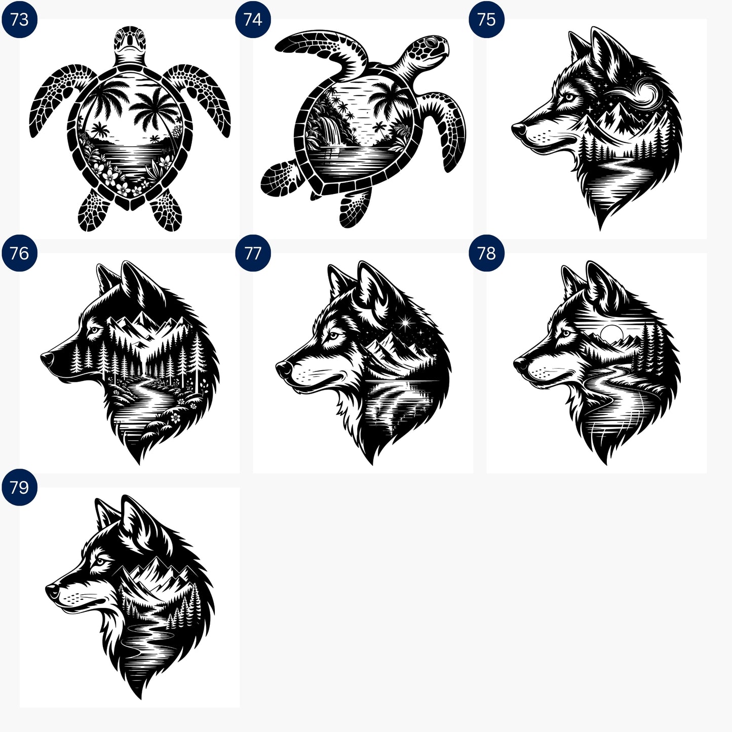 Animal Silhouette SVG Bundle