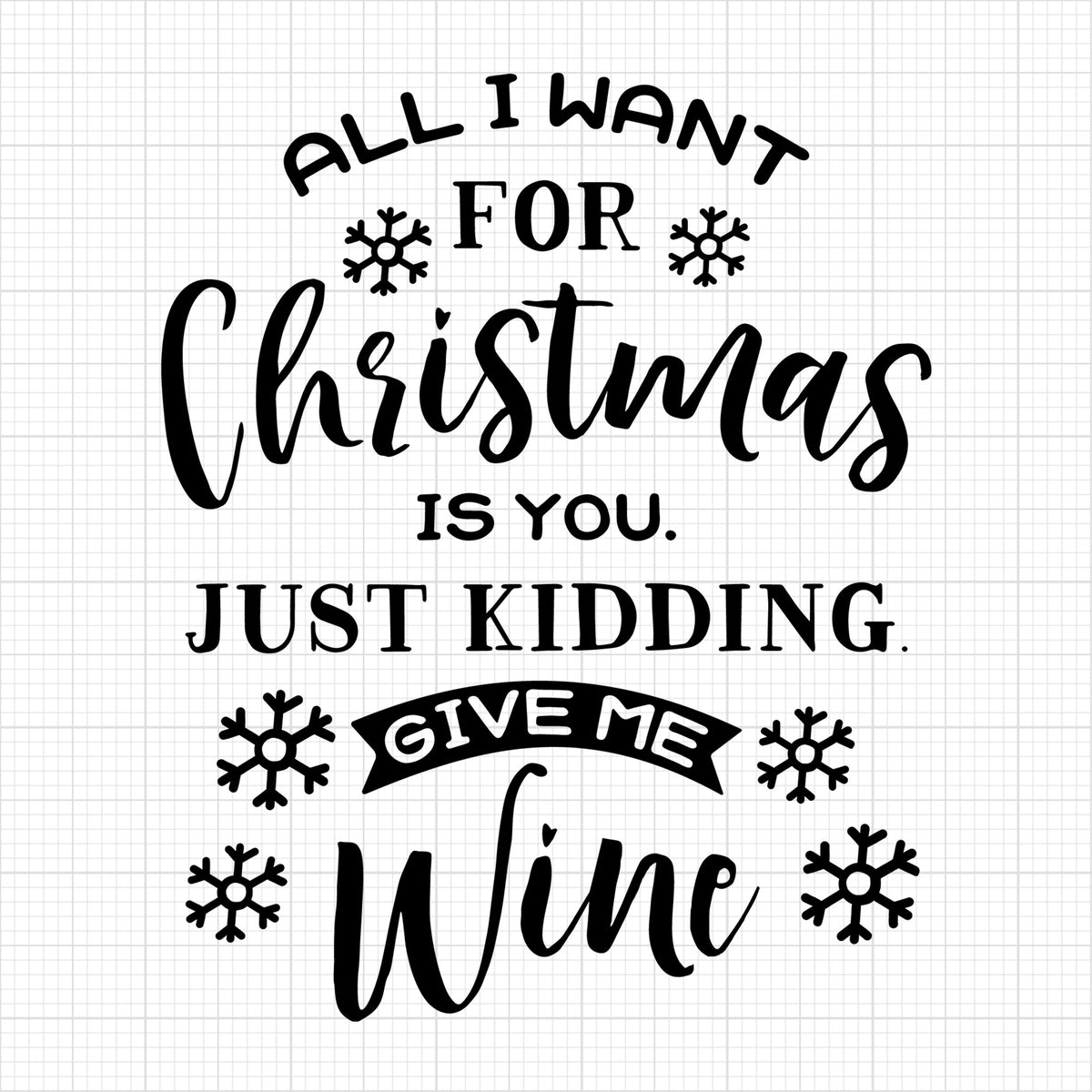 All I want for Christmas is wine