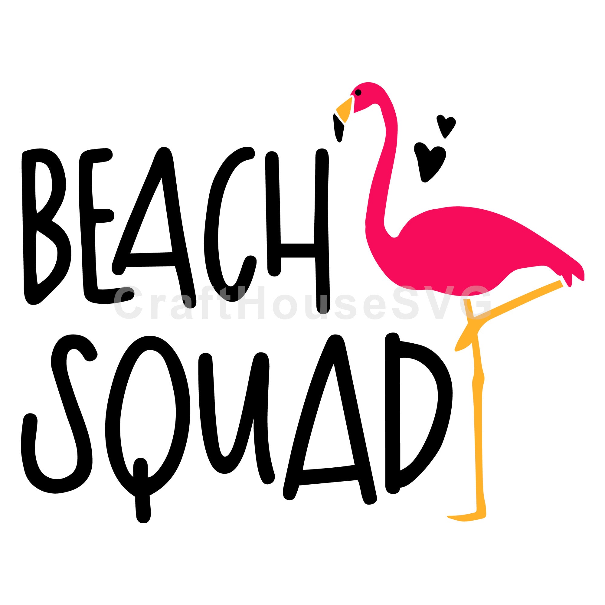 Beach squad SVG | M48F | A Summer SVG cut file