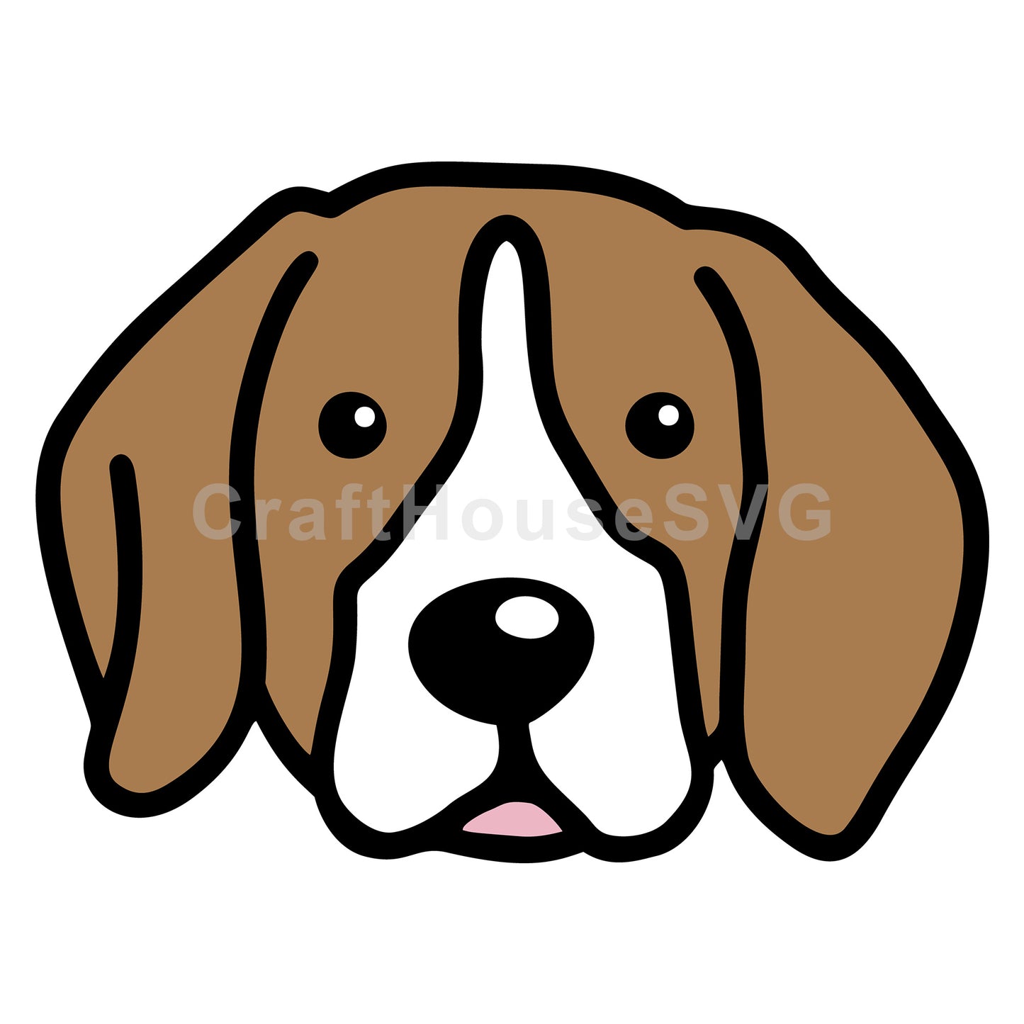 Beagle Layered SVG