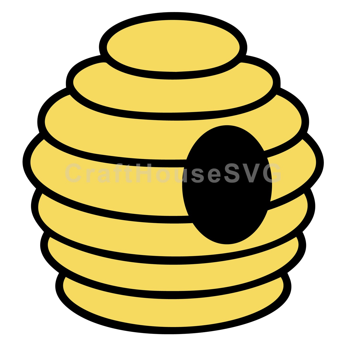 Beehive Layered SVG
