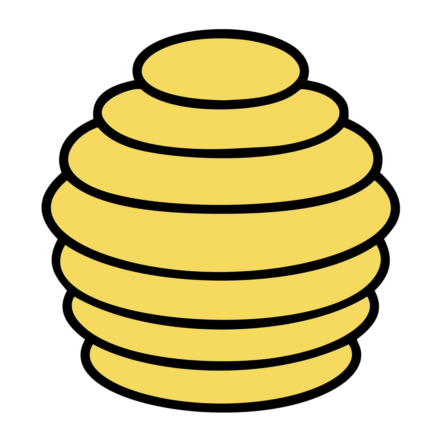 Beehive SVG design for Cricut, Silhouette, laser cutting, vinyl, sublimation, and bee craft projects.