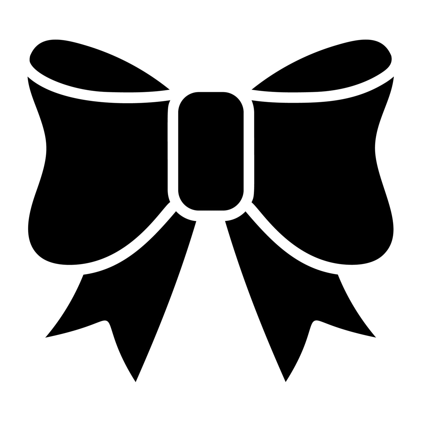 Bow SVG design for Cricut, Silhouette, laser cutting, vinyl, sublimation, and craft projects.