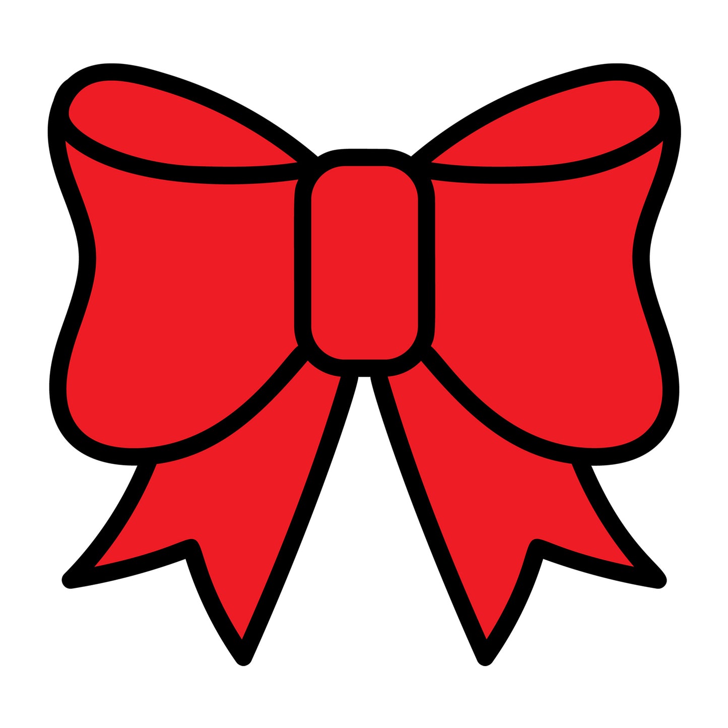 Bow Layered SVG design for Cricut, Silhouette, laser cutting, vinyl, sublimation, and craft projects.