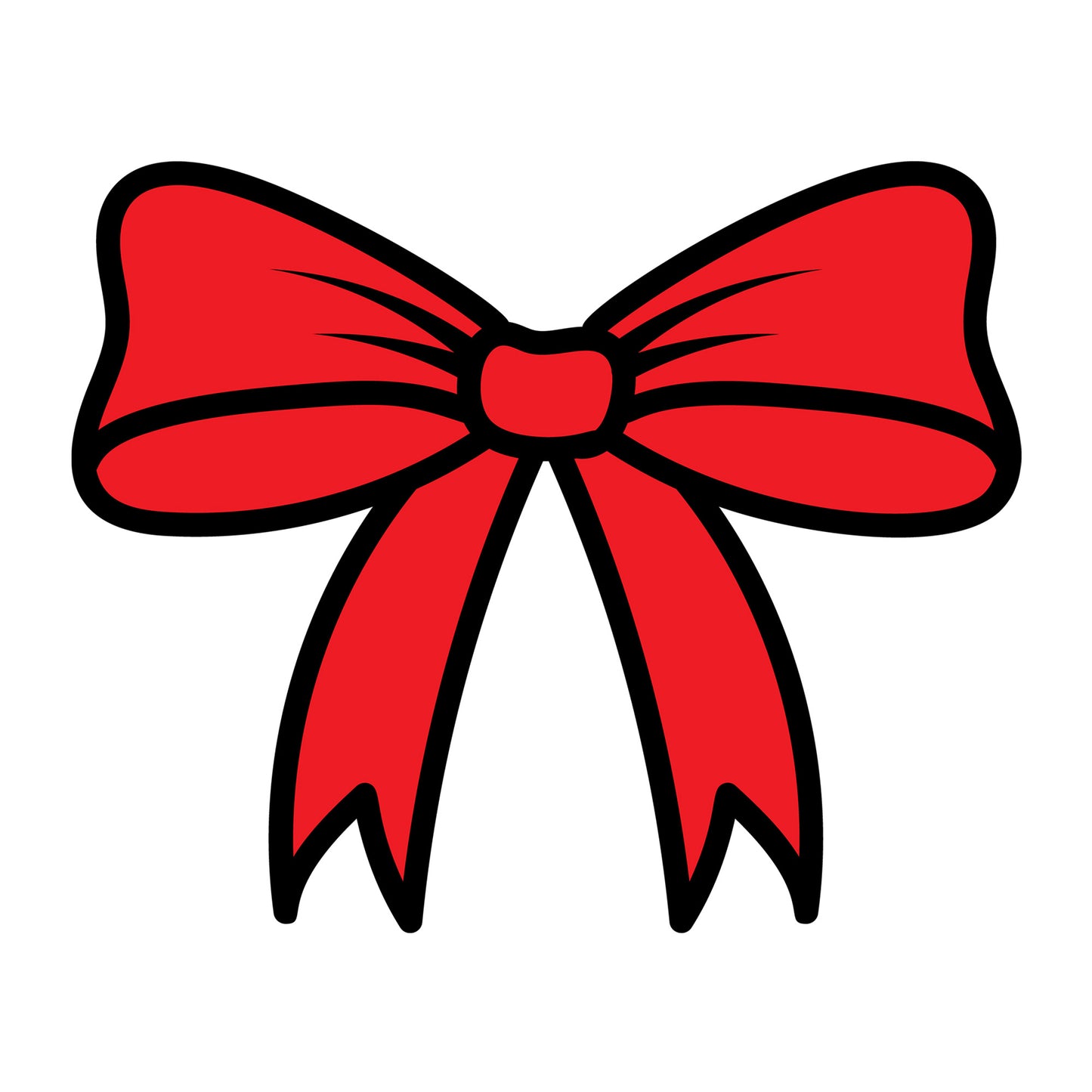 Bow Layered SVG design for Cricut, Silhouette, laser cutting, vinyl, sublimation, and craft projects.