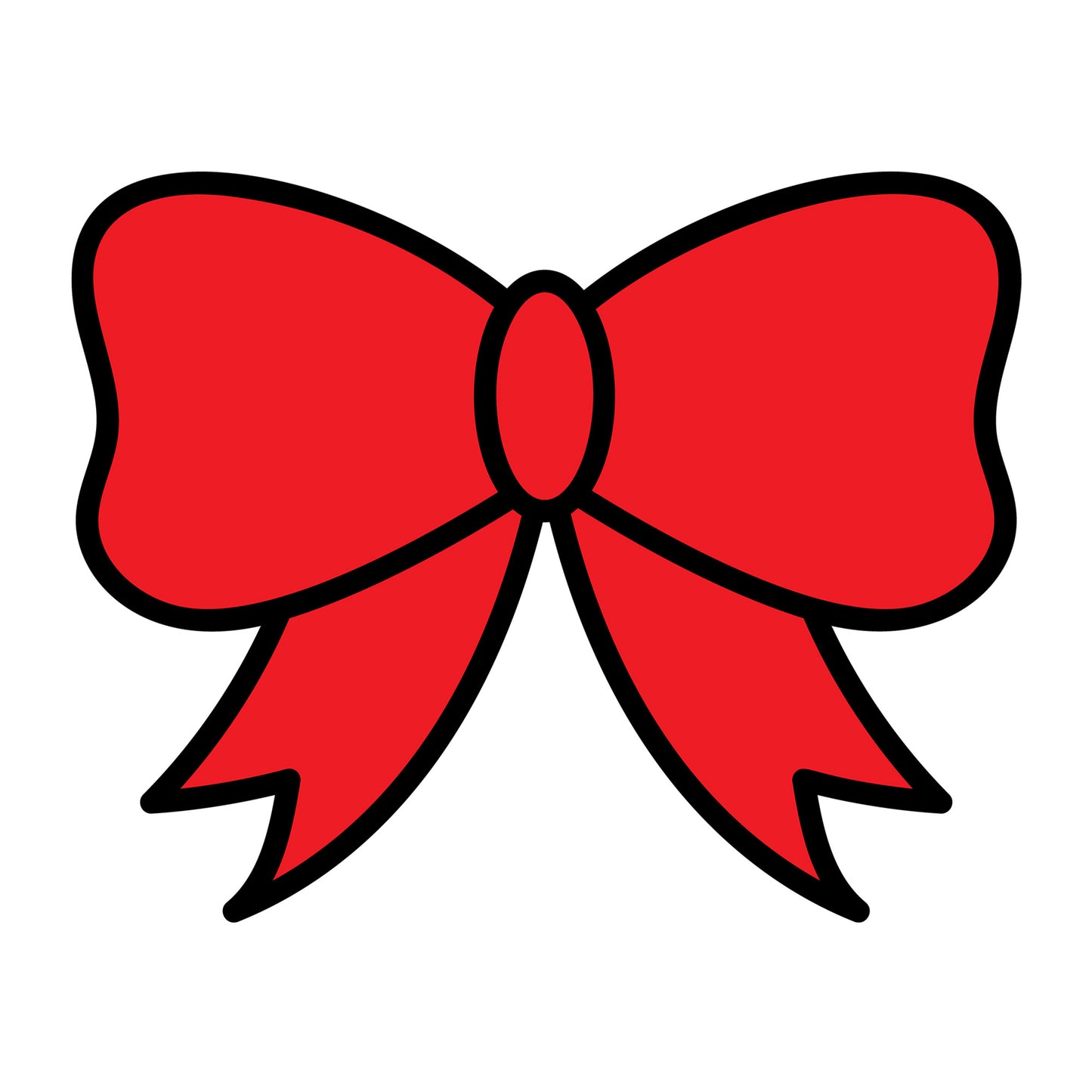 Bow Layered SVG design for Cricut, Silhouette, laser cutting, vinyl, sublimation, and craft projects.