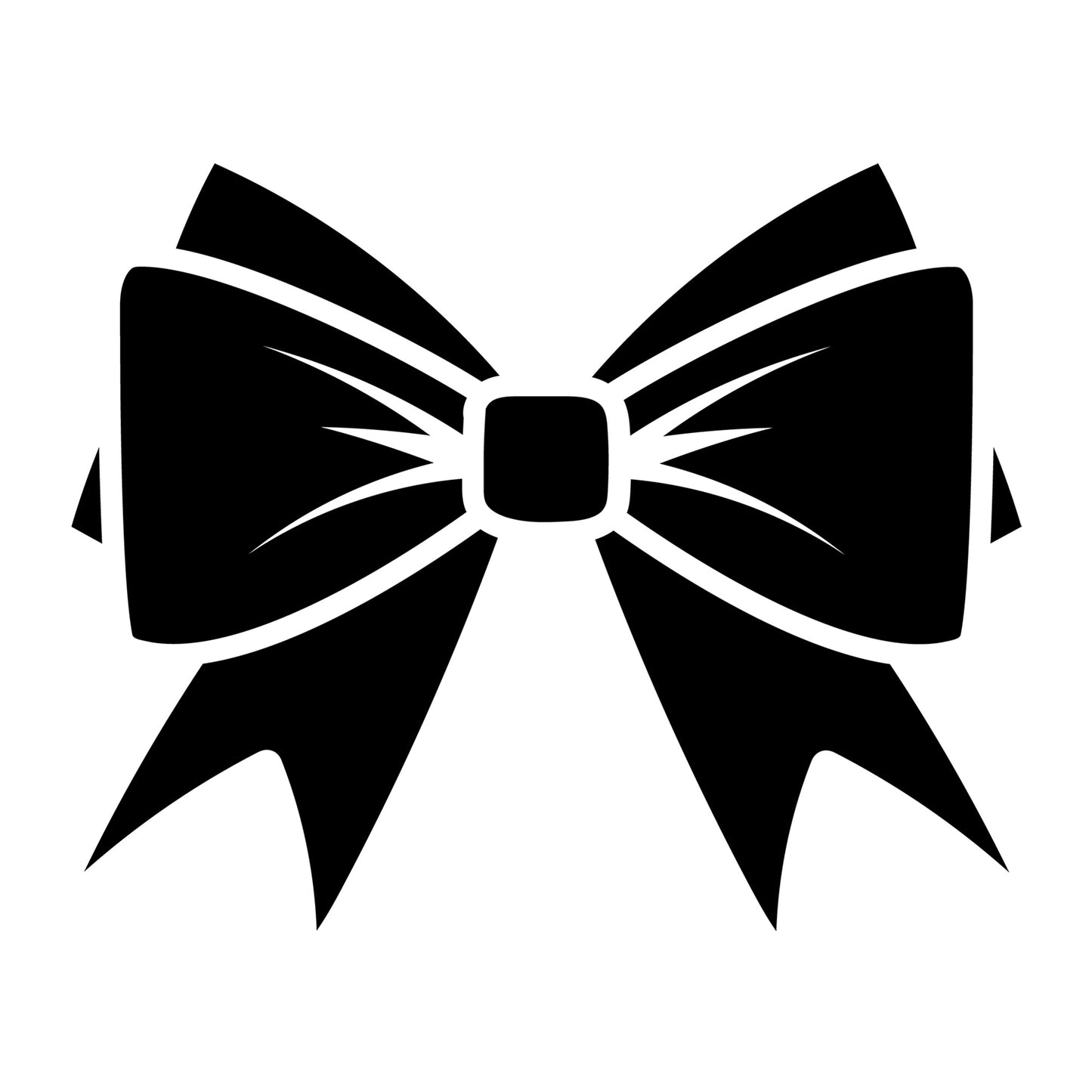 Bow SVG design for Cricut, Silhouette, laser cutting, vinyl, sublimation, and craft projects.