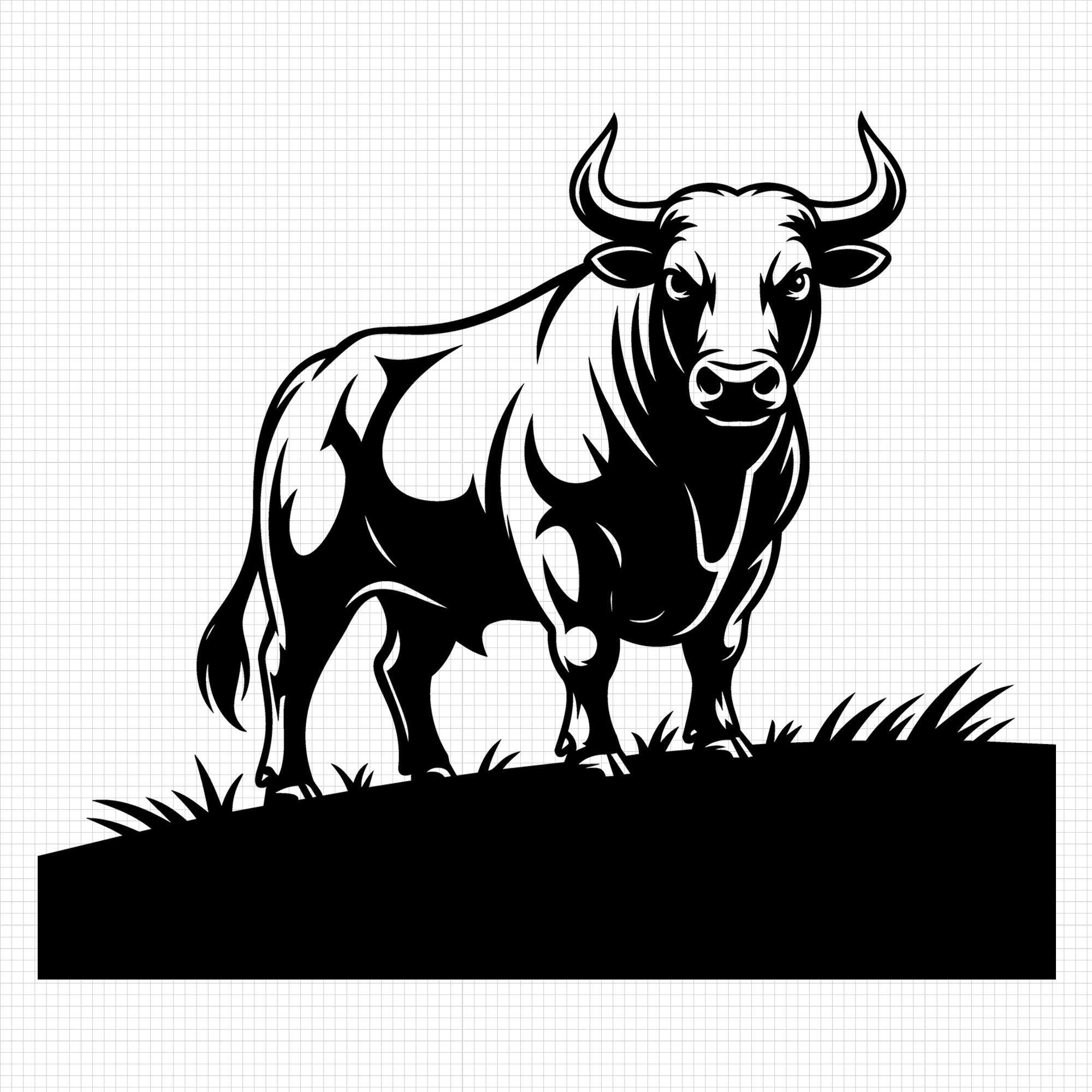 Bull SVG File - Craft House SVG